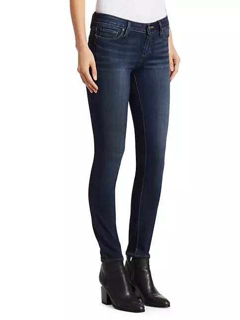Shop Paige Verdugo Transcend Mid-Rise Ankle Skinny Jeans | Saks