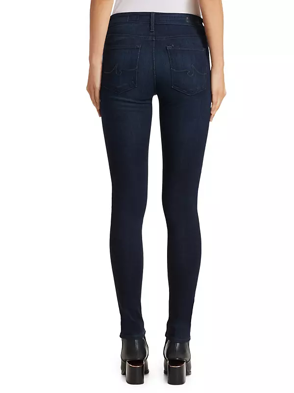AG Jeans mid-rise Denim Leggings - Farfetch