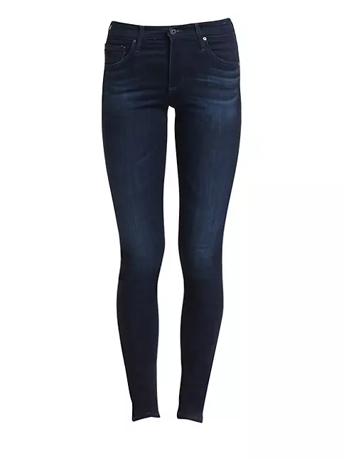 Shop AG Jeans Farah High-Rise Stretch Skinny Ankle Jeans | Saks