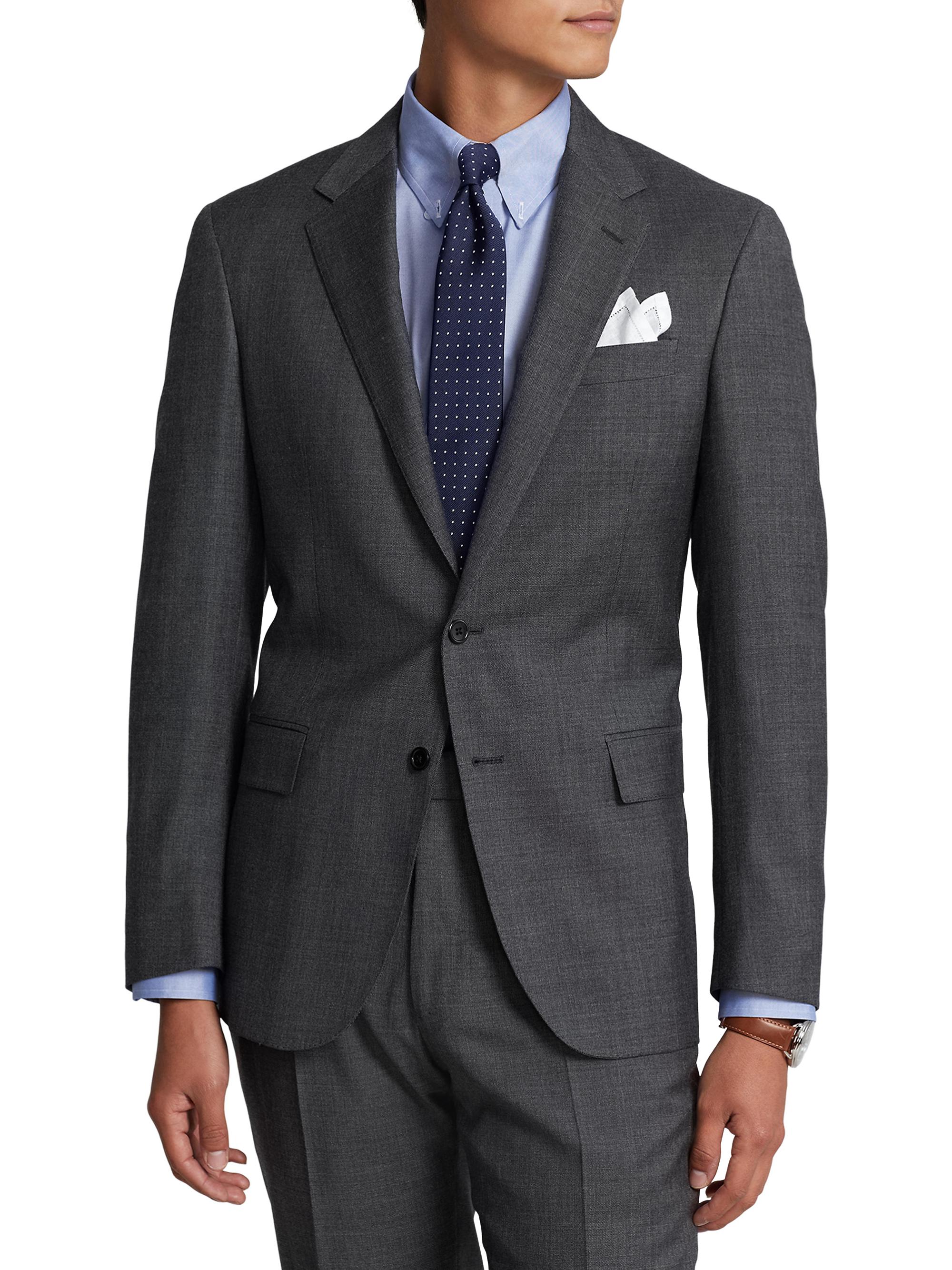 Polo Ralph Lauren Sharkskin Wool Single-Breasted Suit | Saks Fifth