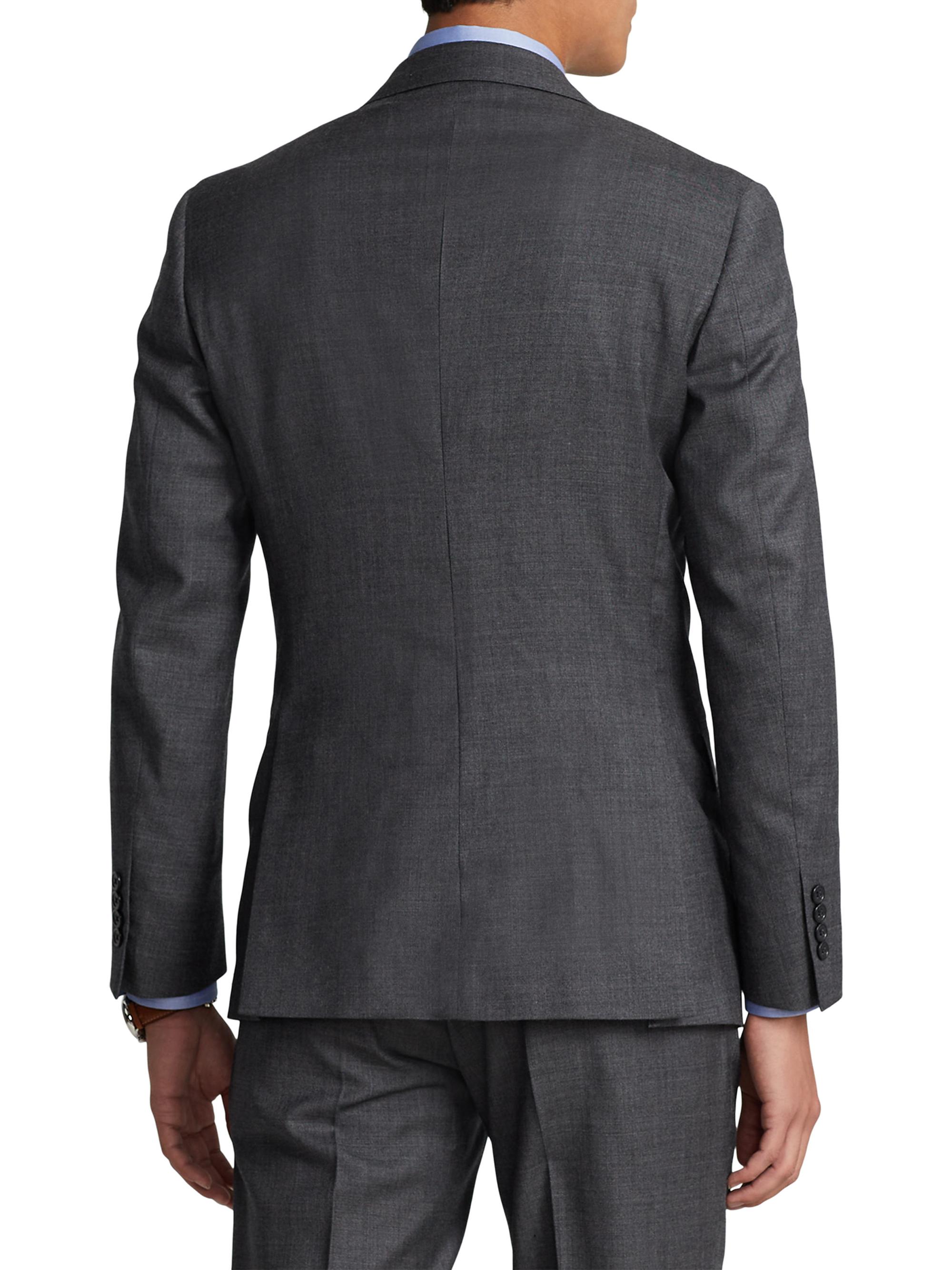 Polo Ralph Lauren Sharkskin Wool Single-Breasted Suit | Saks Fifth