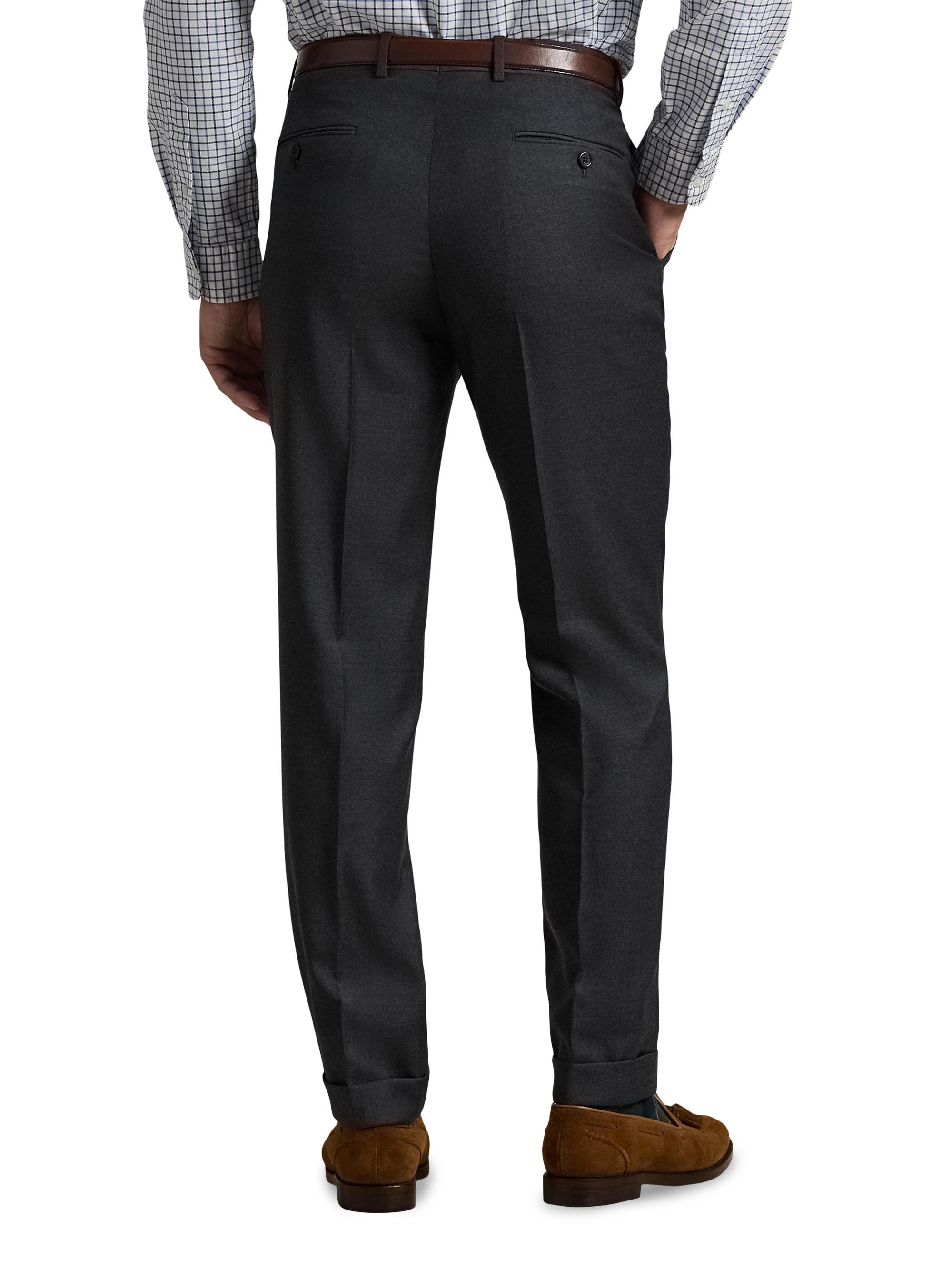Polo Ralph Lauren Wool Twill Slim-Fit Trousers | Saks Fifth