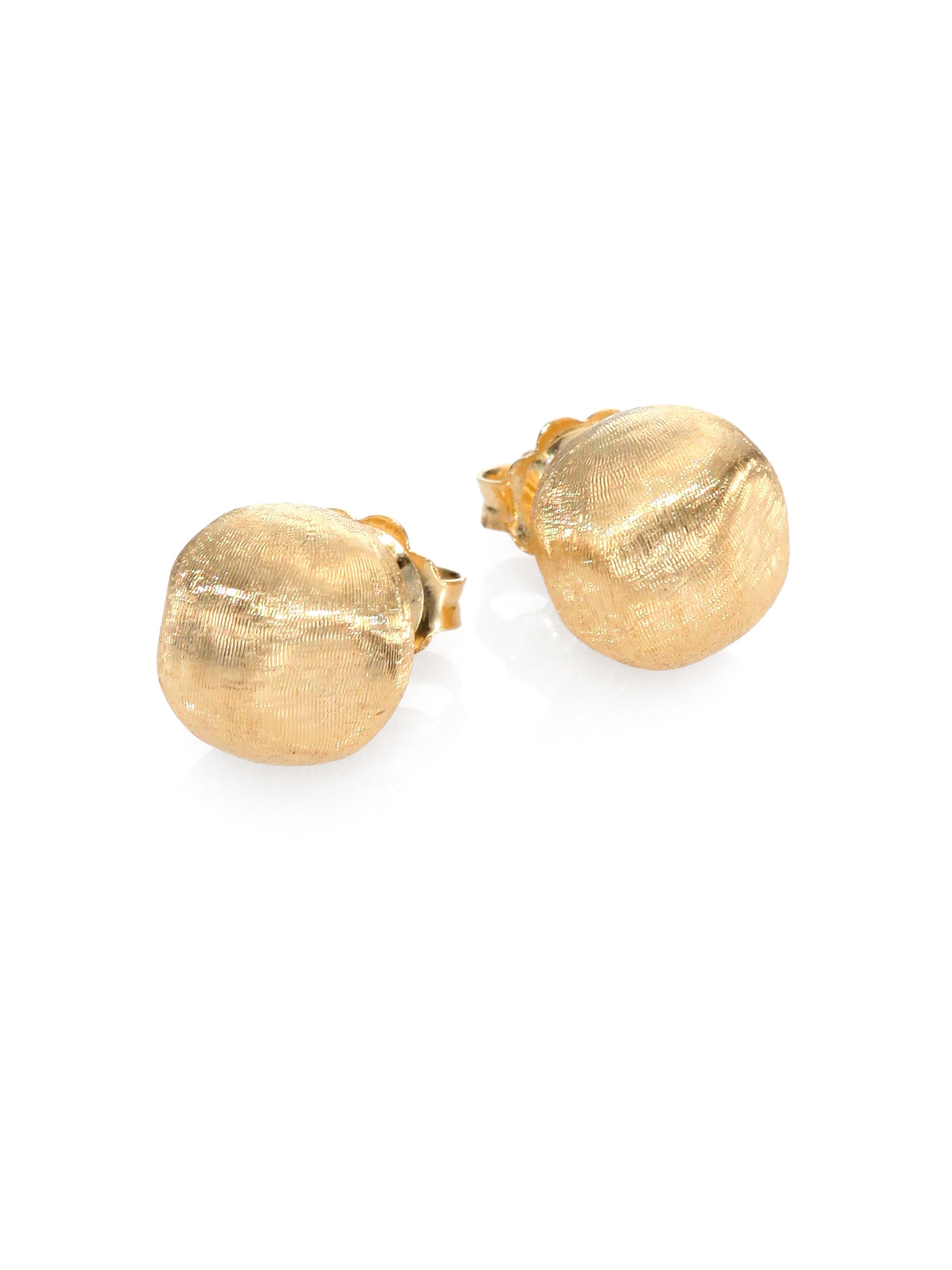 Marco Bicego Women's 18K Yellow Gold Ball Stud Earrings - Gold