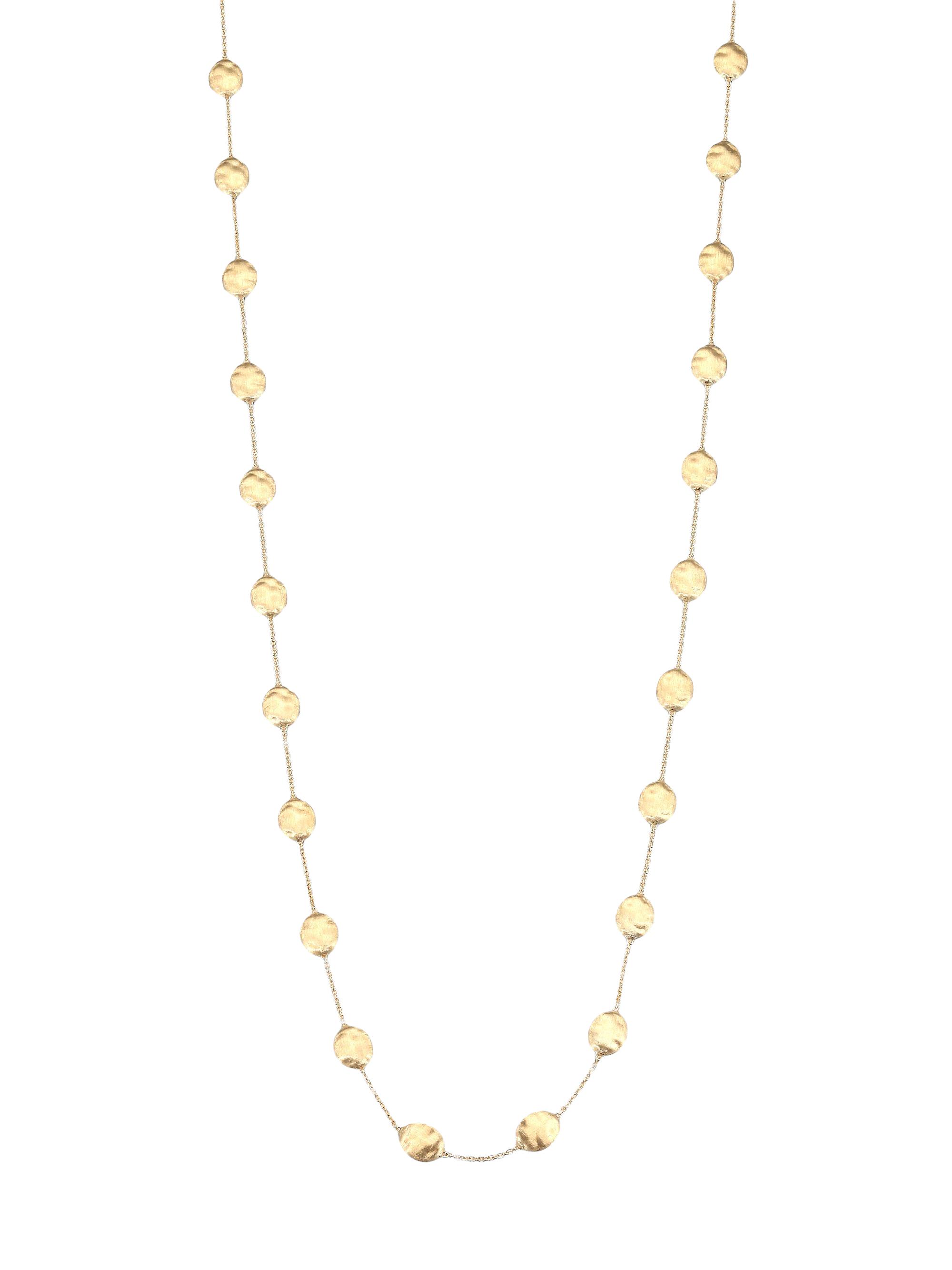 Marco Bicego Women's Siviglia 18K Yellow Gold Station Necklace - Gold