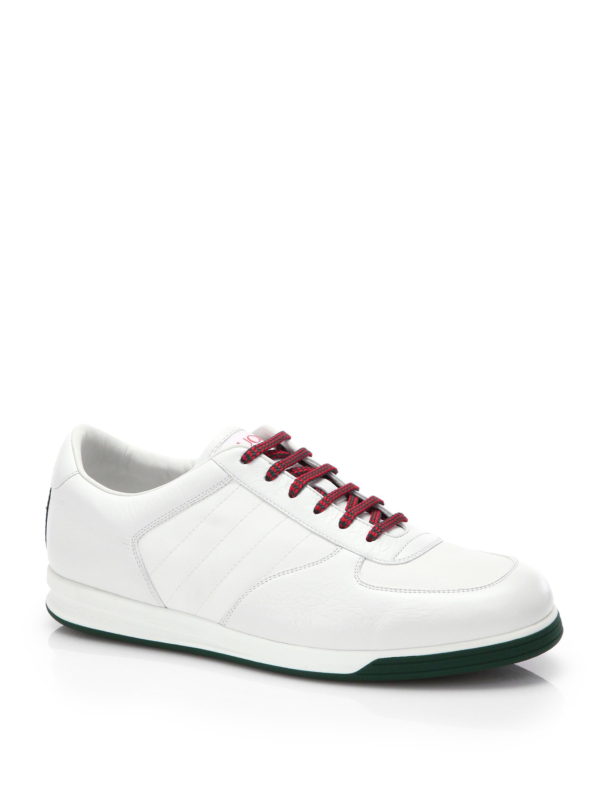 Gucci 1984 Leather Anniversary Sneakers | Saks Fifth Avenue