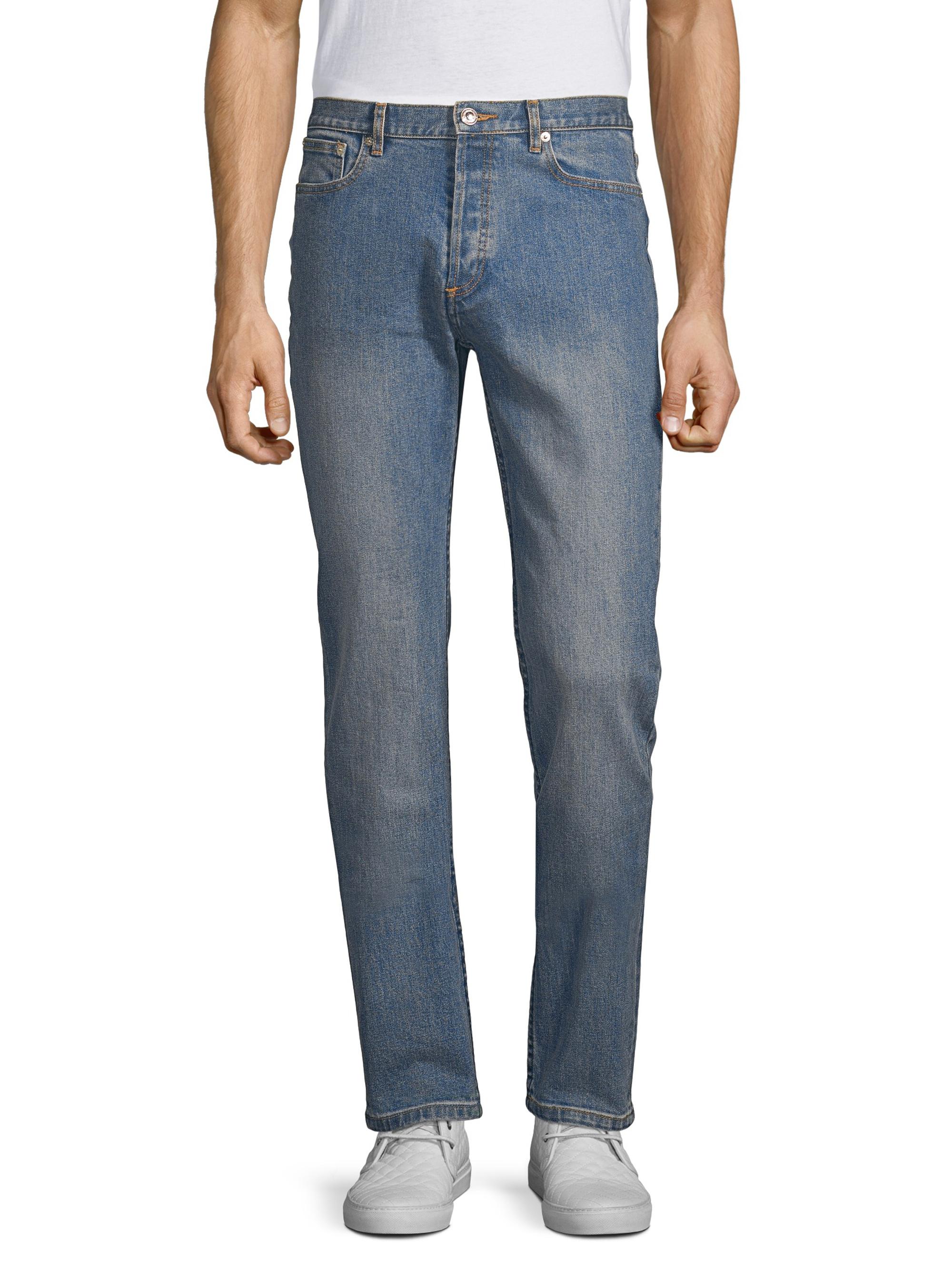 A.P.C. Men's Petit New Standard Jeans - Stonewashed Indigo