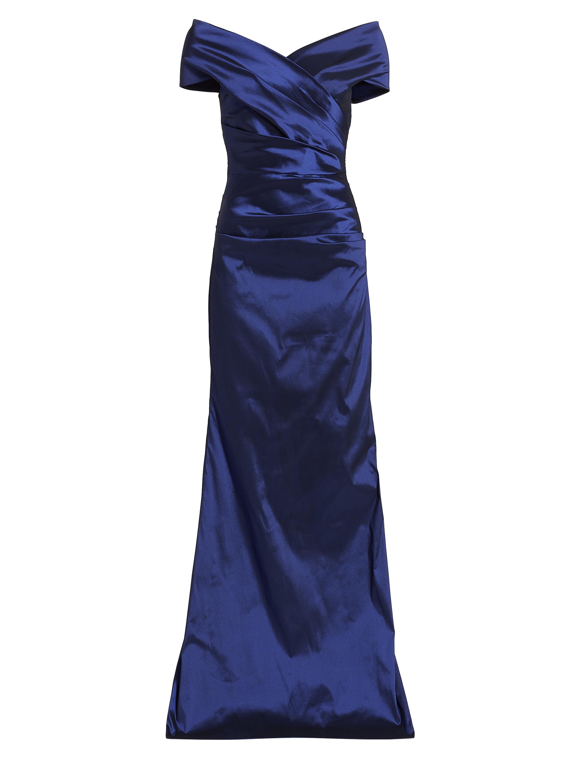 Teri Jon by Rickie Freeman Women's Taffeta Gown - Sapphire | Thumbnail 8