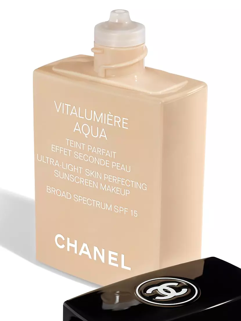 Chanel Vitalumiere Aqua Ultra Light Skin Perfecting Make up SFP 15  30ml/1oz#12 Beige Rose