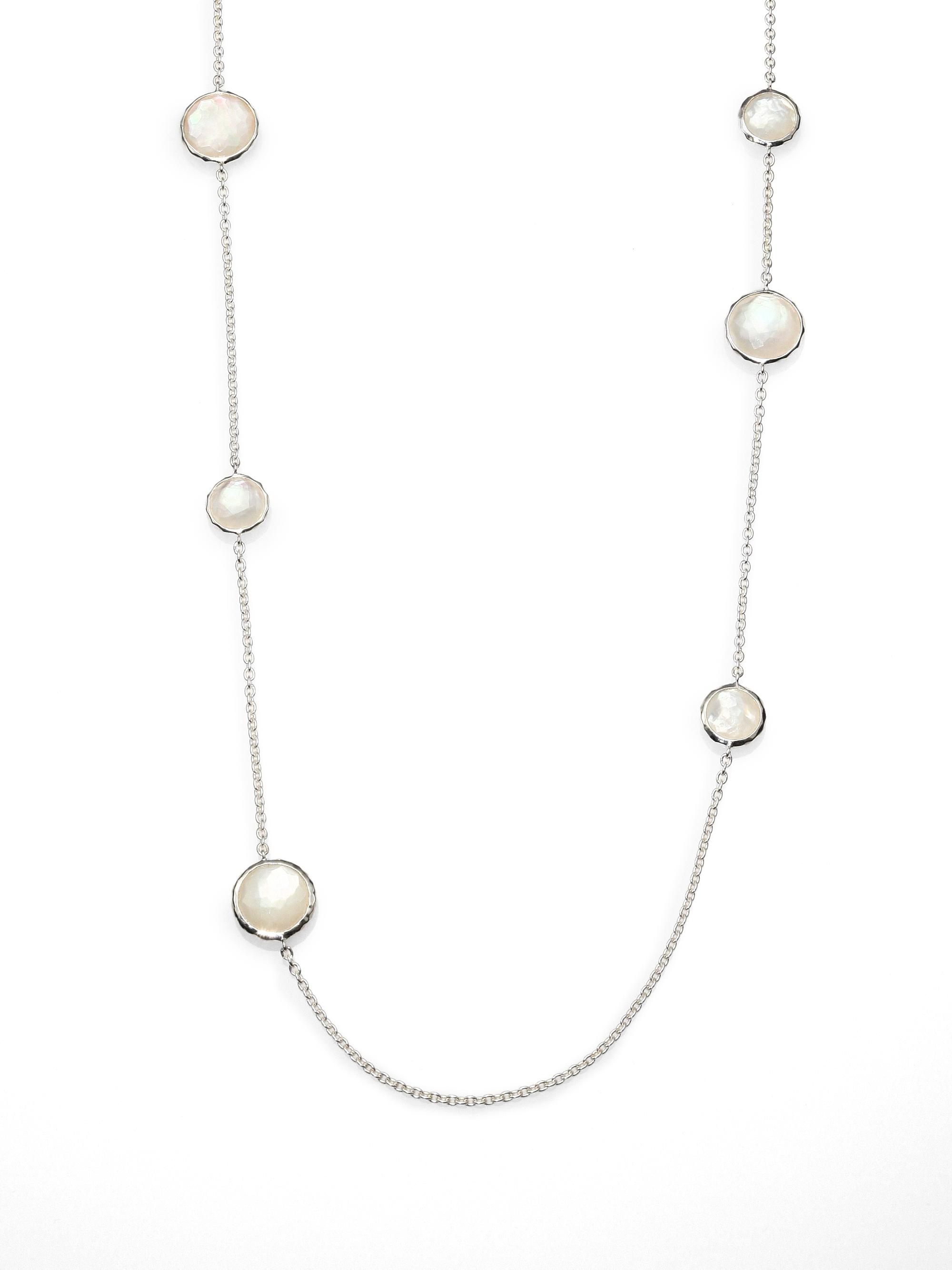 Ippolita Women's Rock Candy Sterling Silver & Doublet Station Necklace - Silver