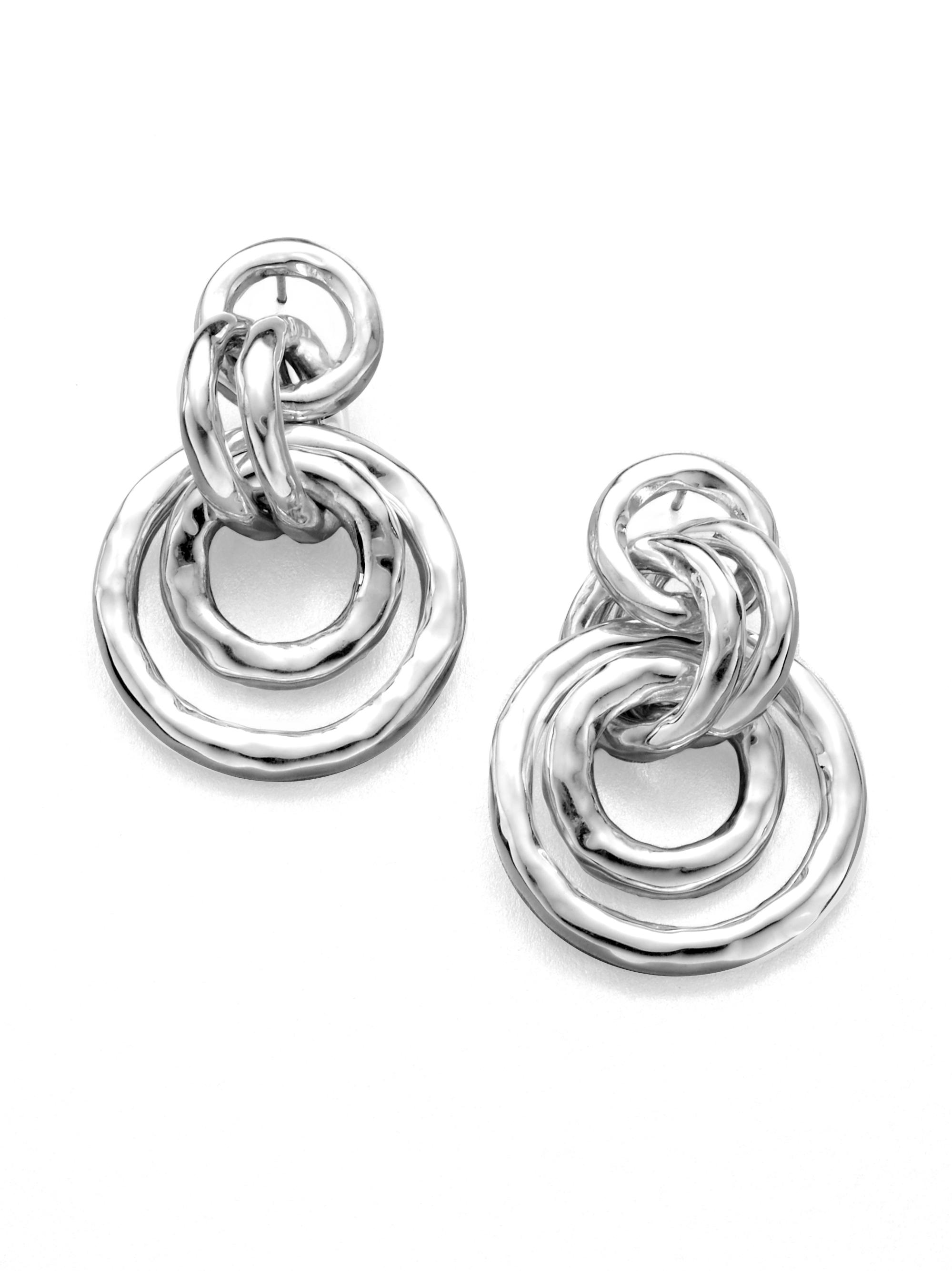 Ippolita Women's Glamazon Sterling Silver Mini Jet Set Drop Earrings - Silver