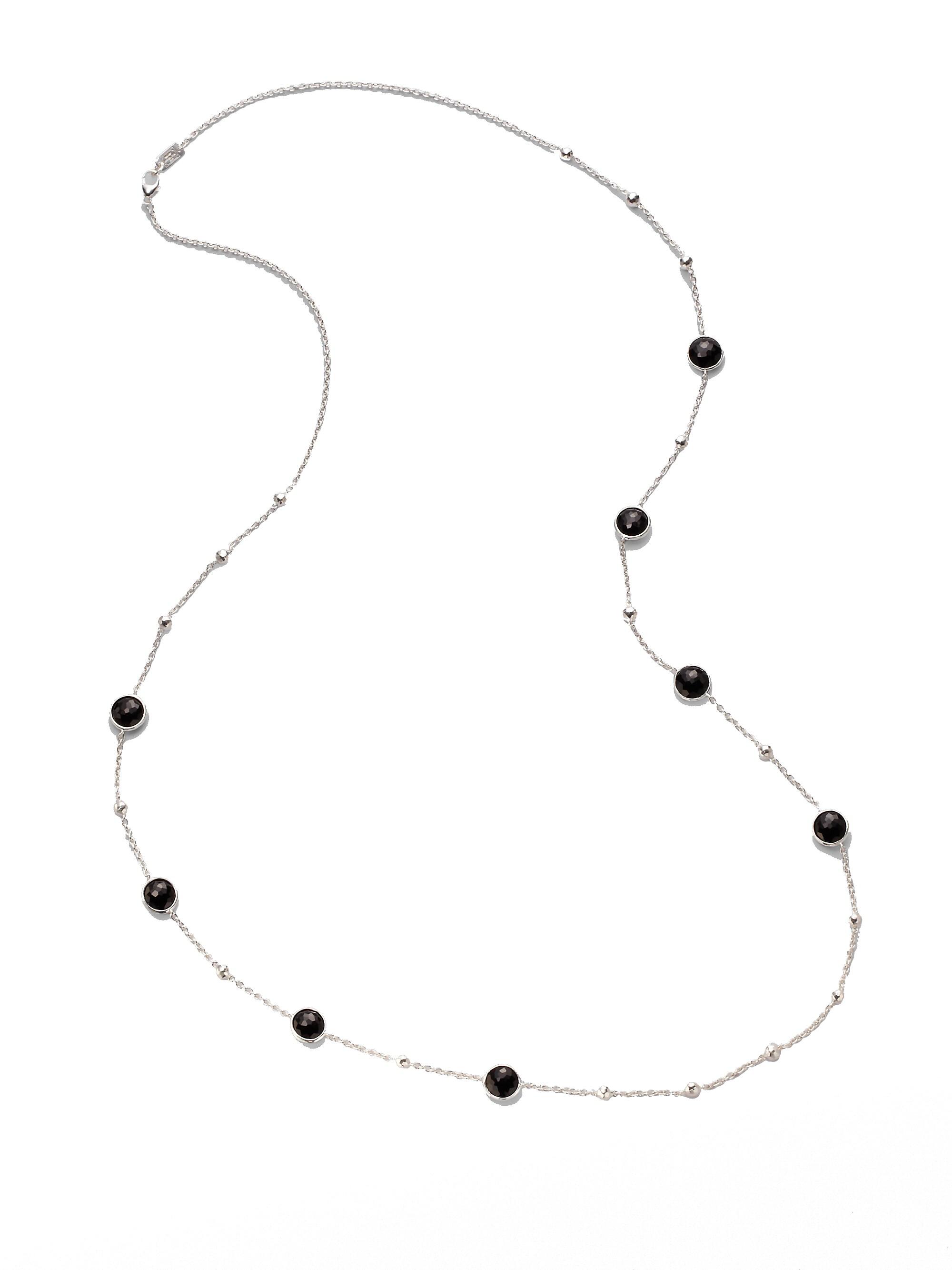 Ippolita Women's Onyx & Sterling Silver Mini Lollipop Illusion Chain Necklace - Black