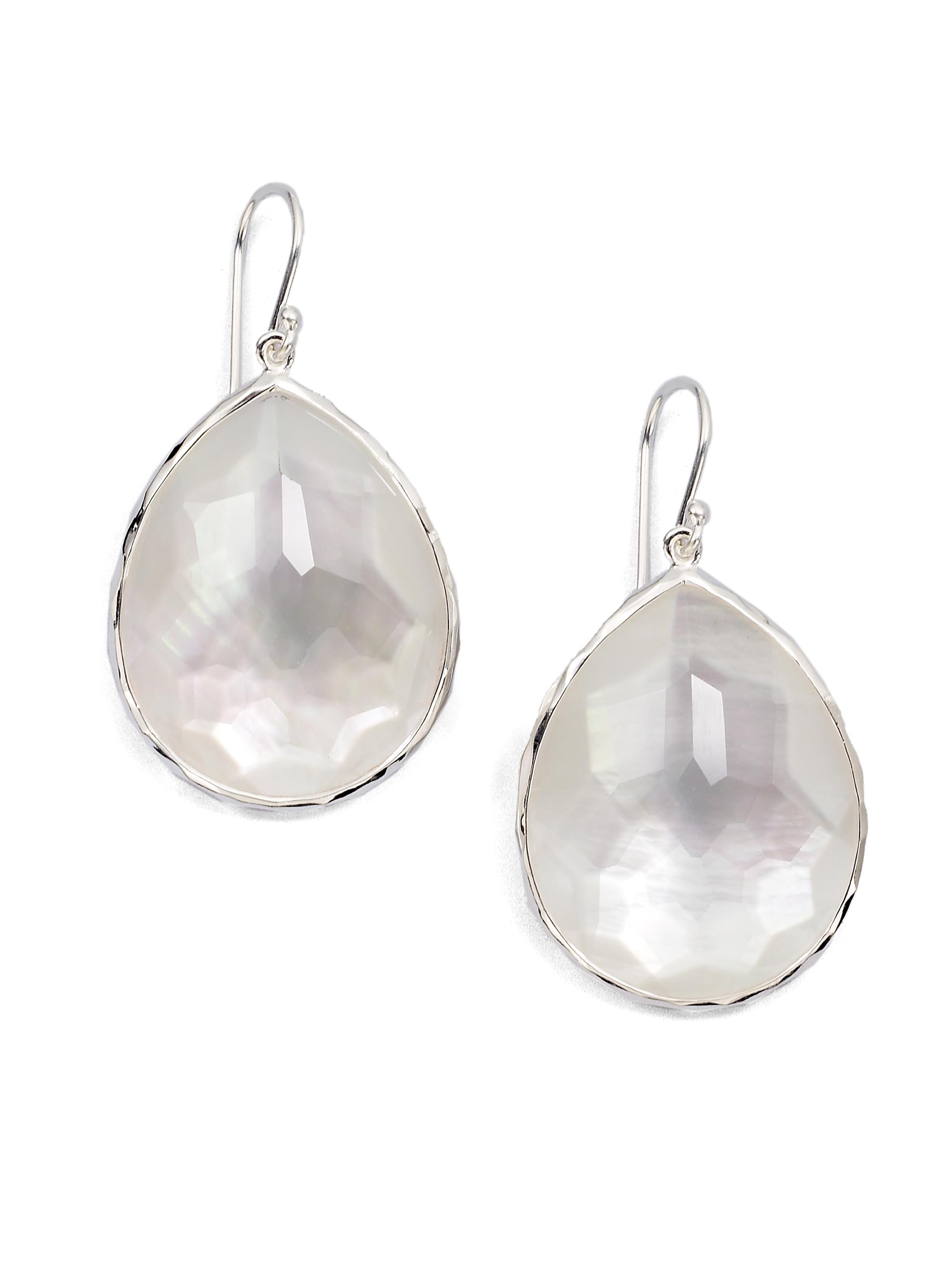 Ippolita Women's Rock Candy  Sterling Silver & Doublet Teardrop Earrings - Silver