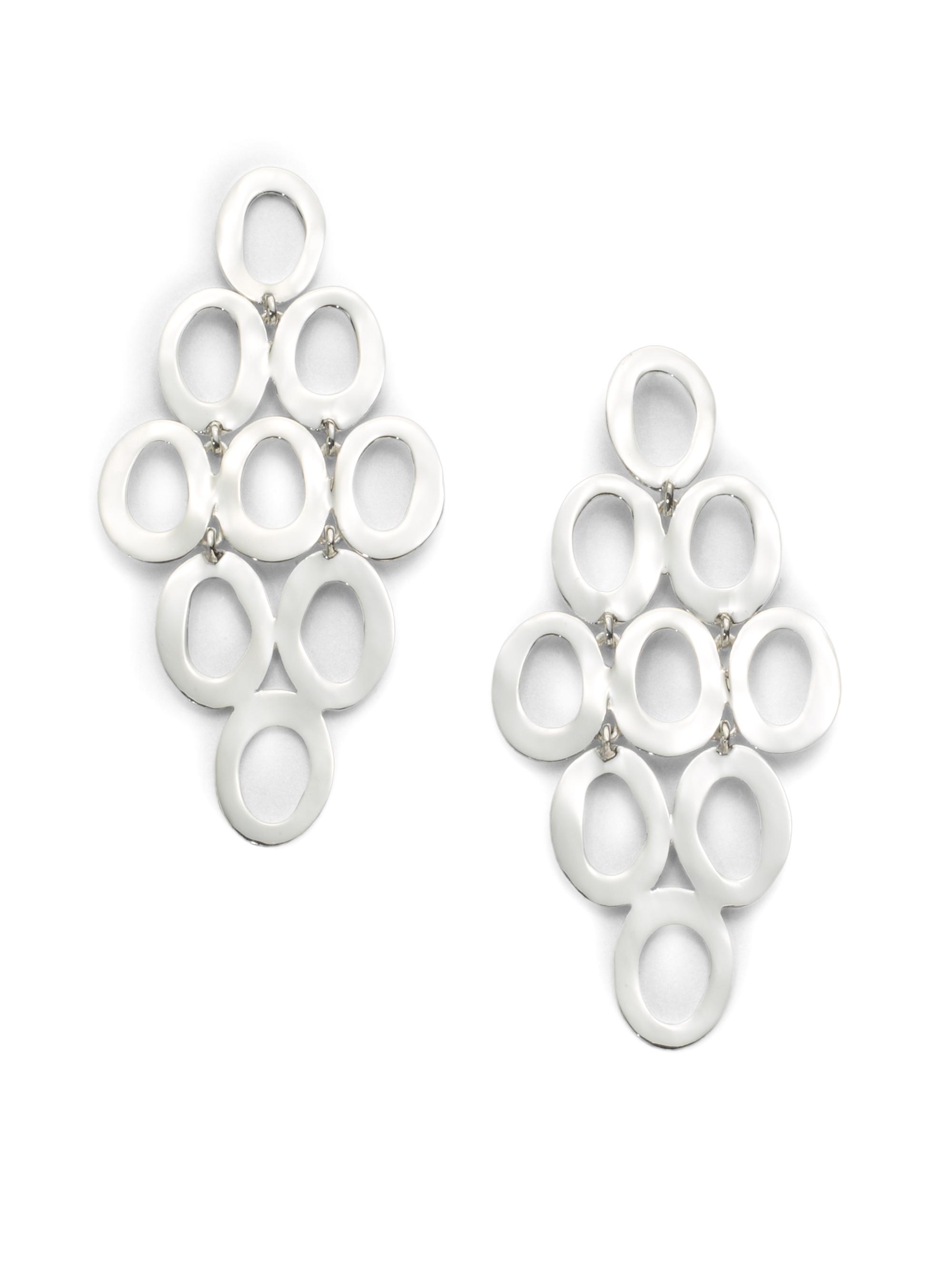 Ippolita Women's Classico Sterling Silver Open Cascade Earrings - Silver