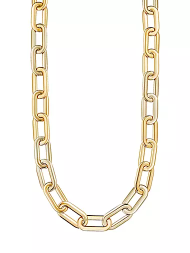 Mon Jeu Two-Tone 18K Gold Chain Necklace