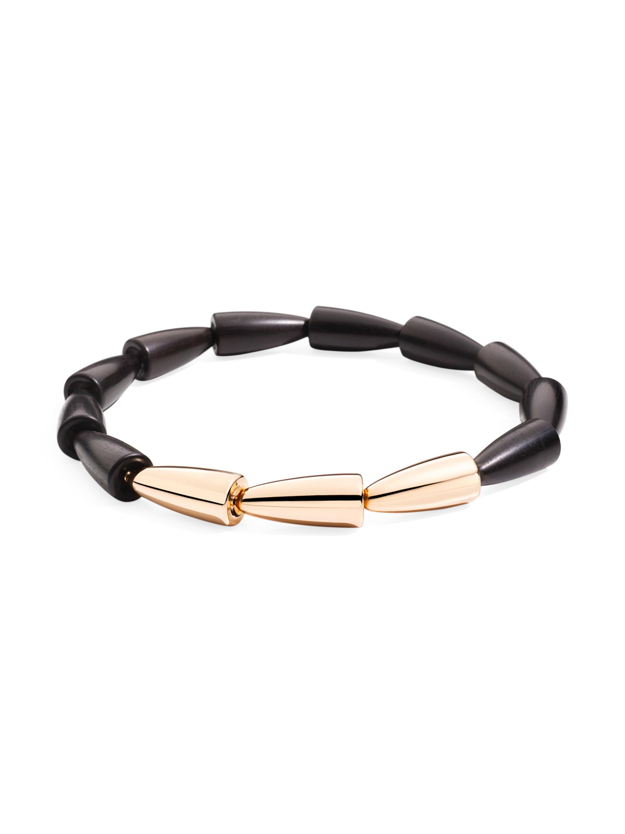 Vhernier Women's Calla 18K Rose Gold & Ebony Necklace - Rose Gold