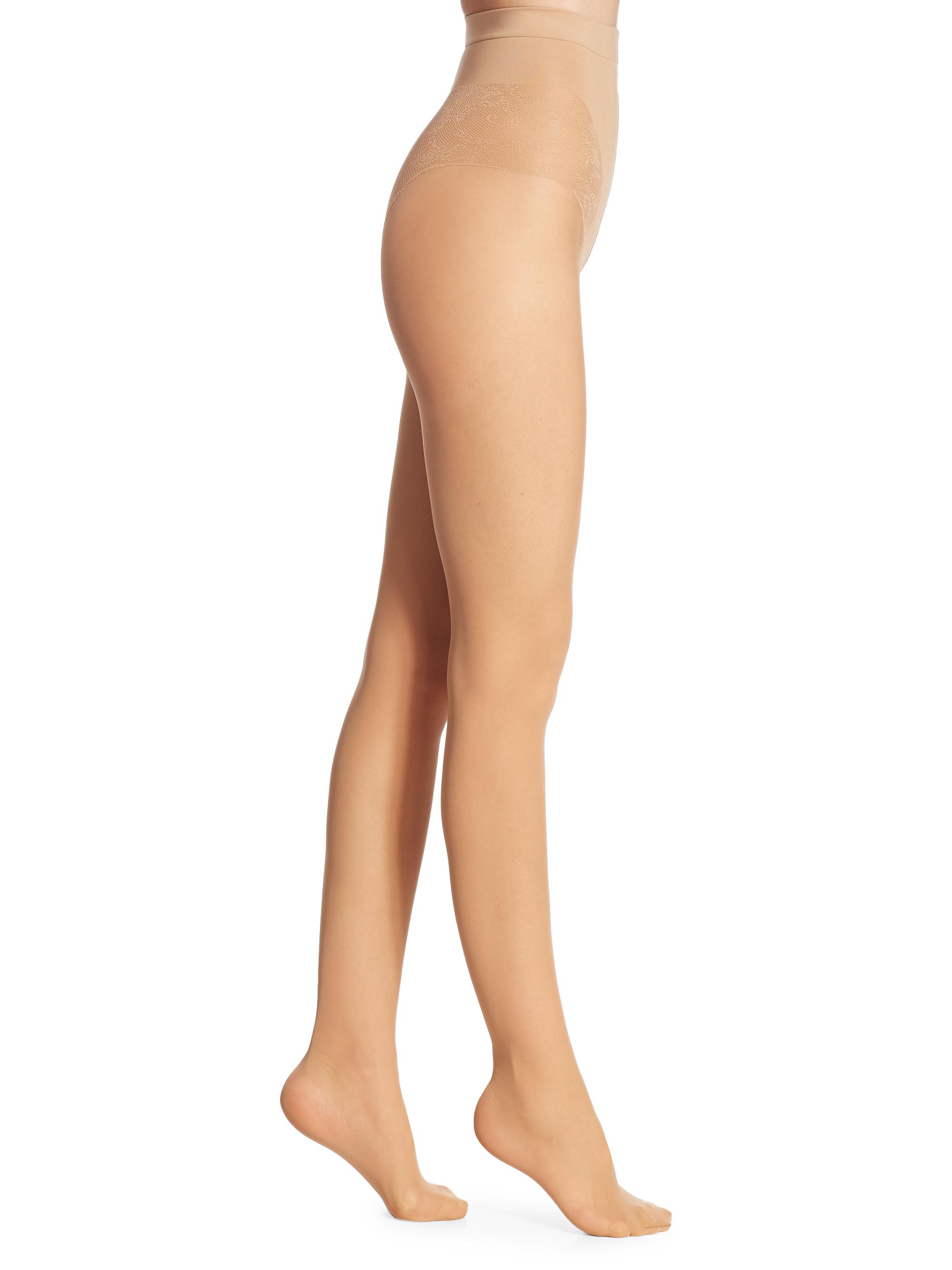 Wolford Individual 10 Back Seam Tights | Saks Fifth Avenue