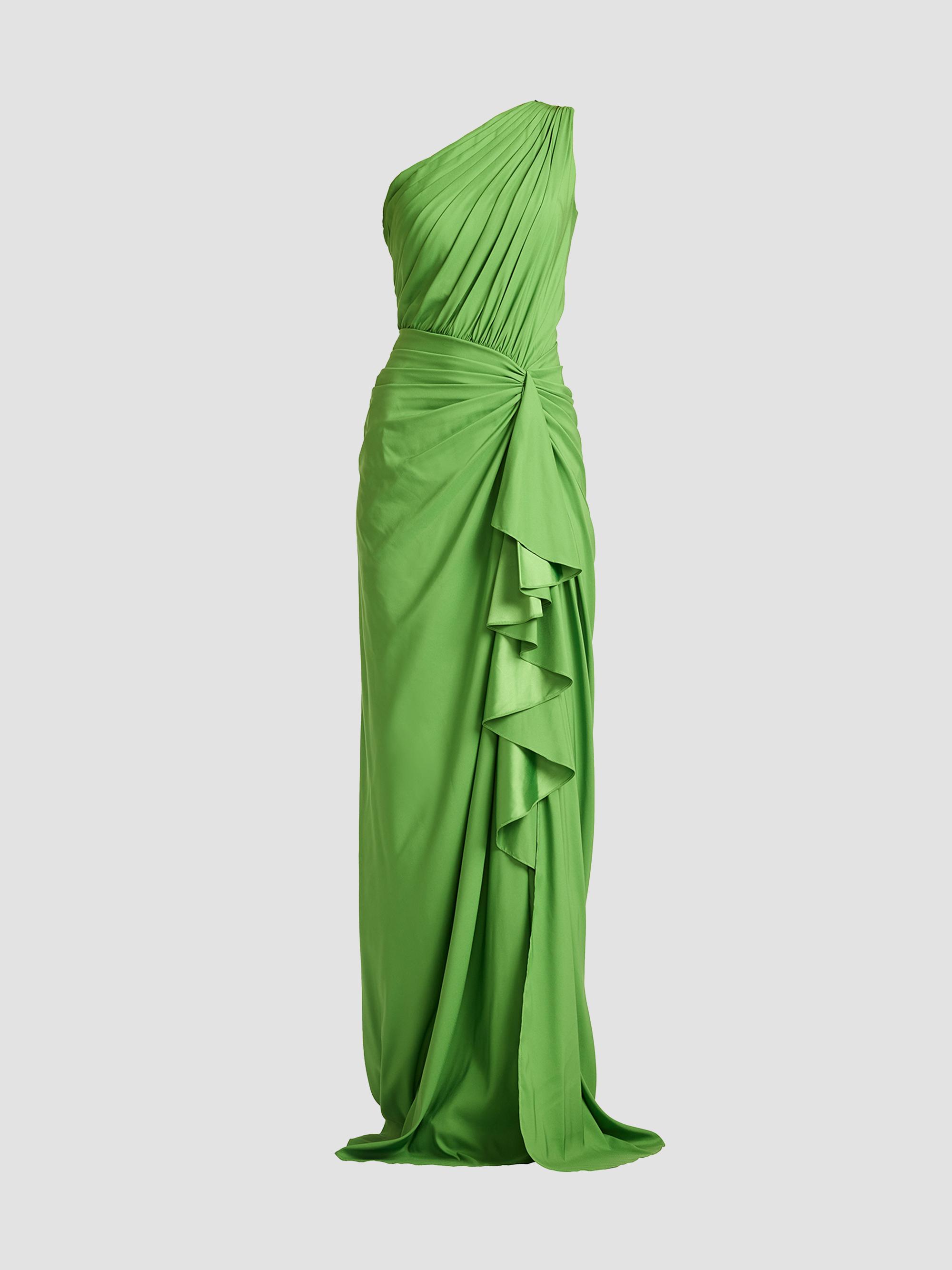 Green Designer Wedding Guest Attire