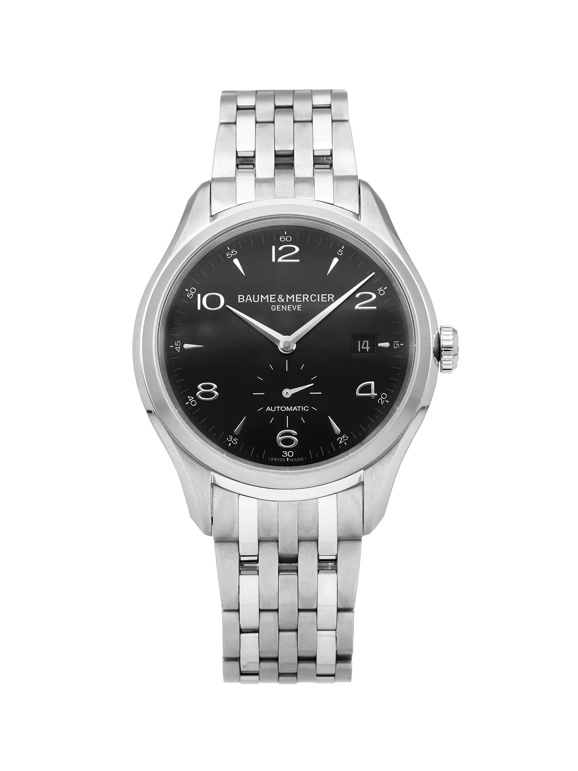 Baume & Mercier Men's Clifton 10100 Stainless Steel Bracelet Watch/41MM - Stainless Steel