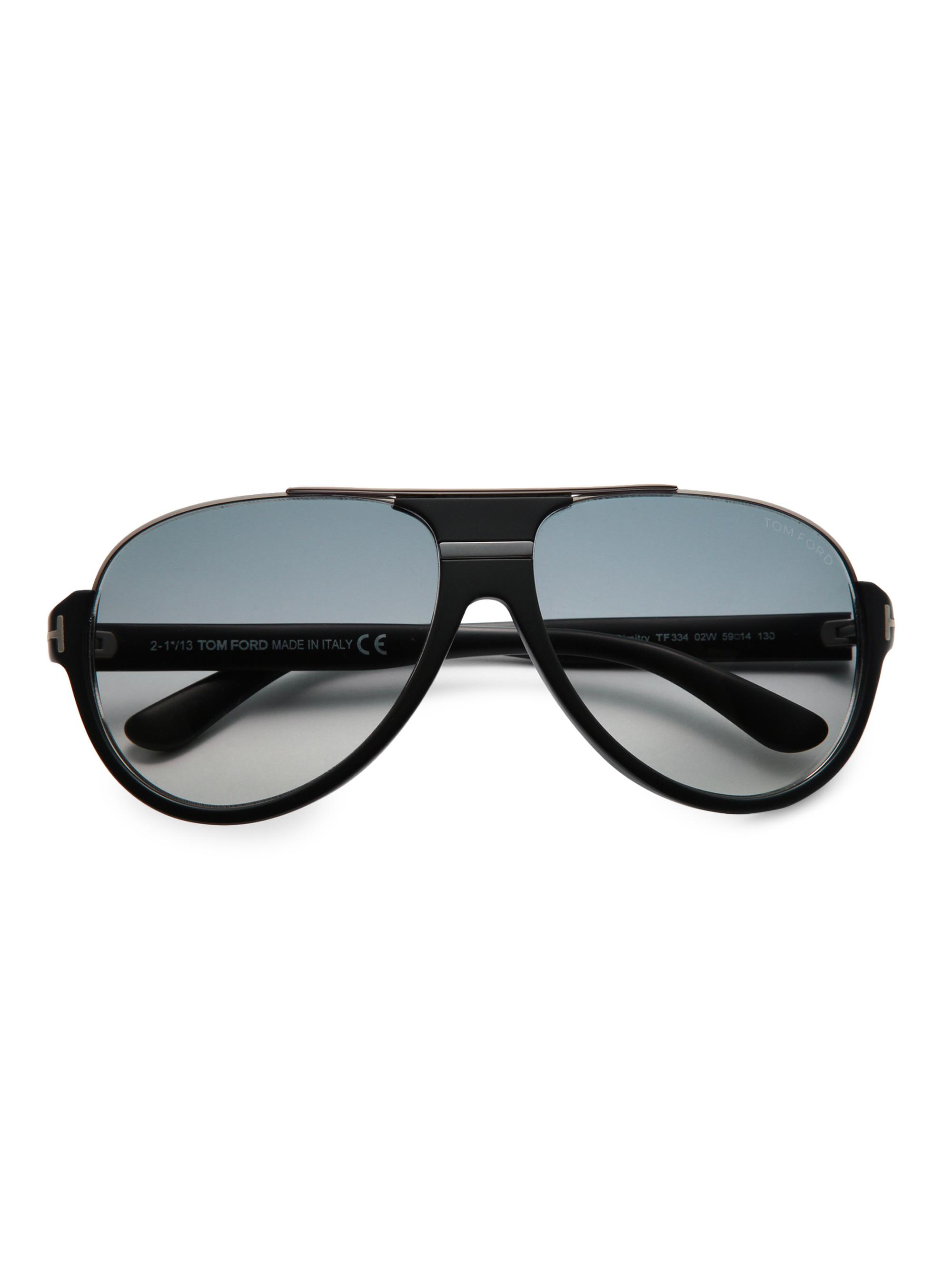 TOM FORD Men's Dimitry Retro Sunglasses - Black