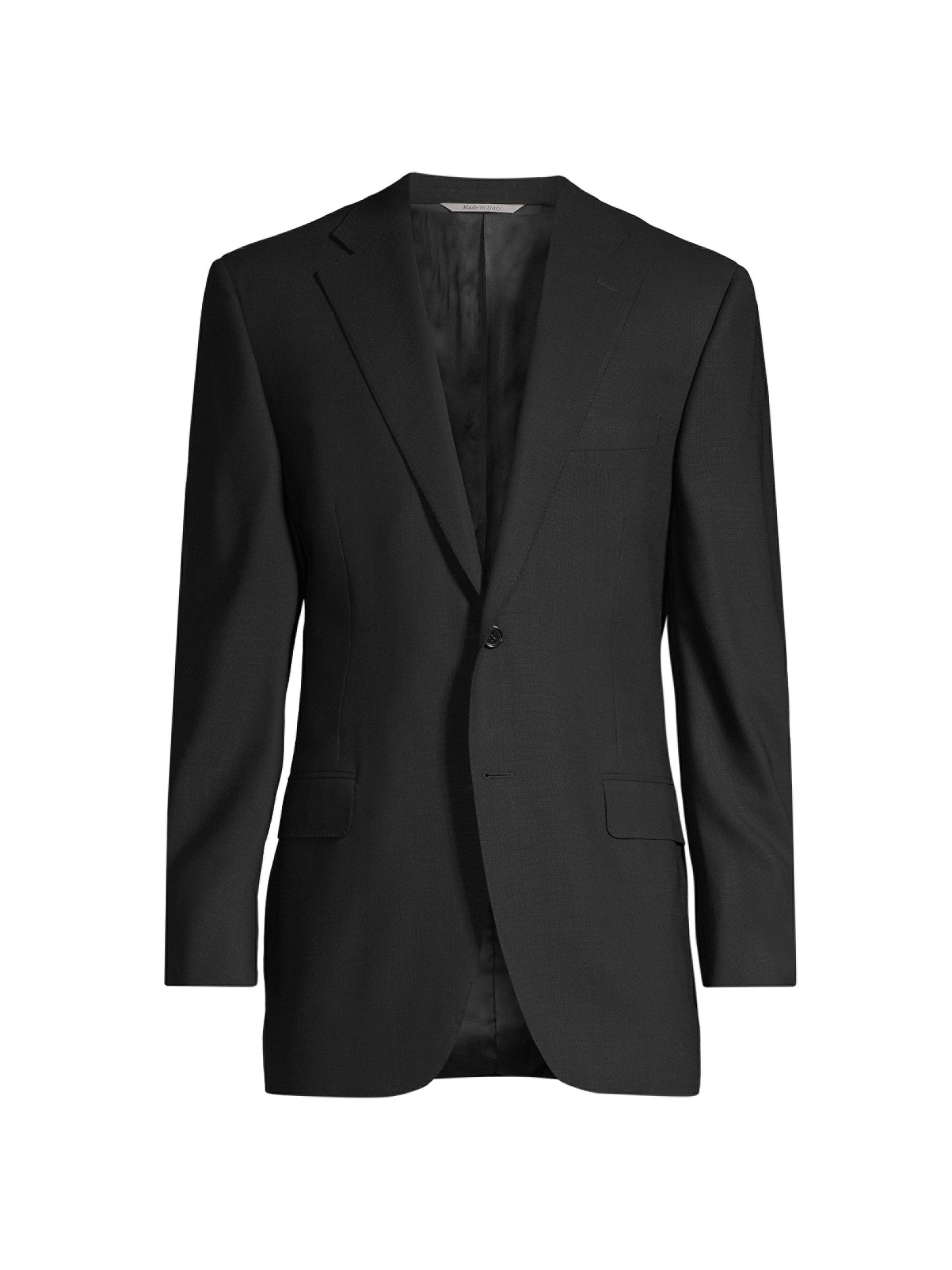 Canali Men's Wool Sportcoat - Black