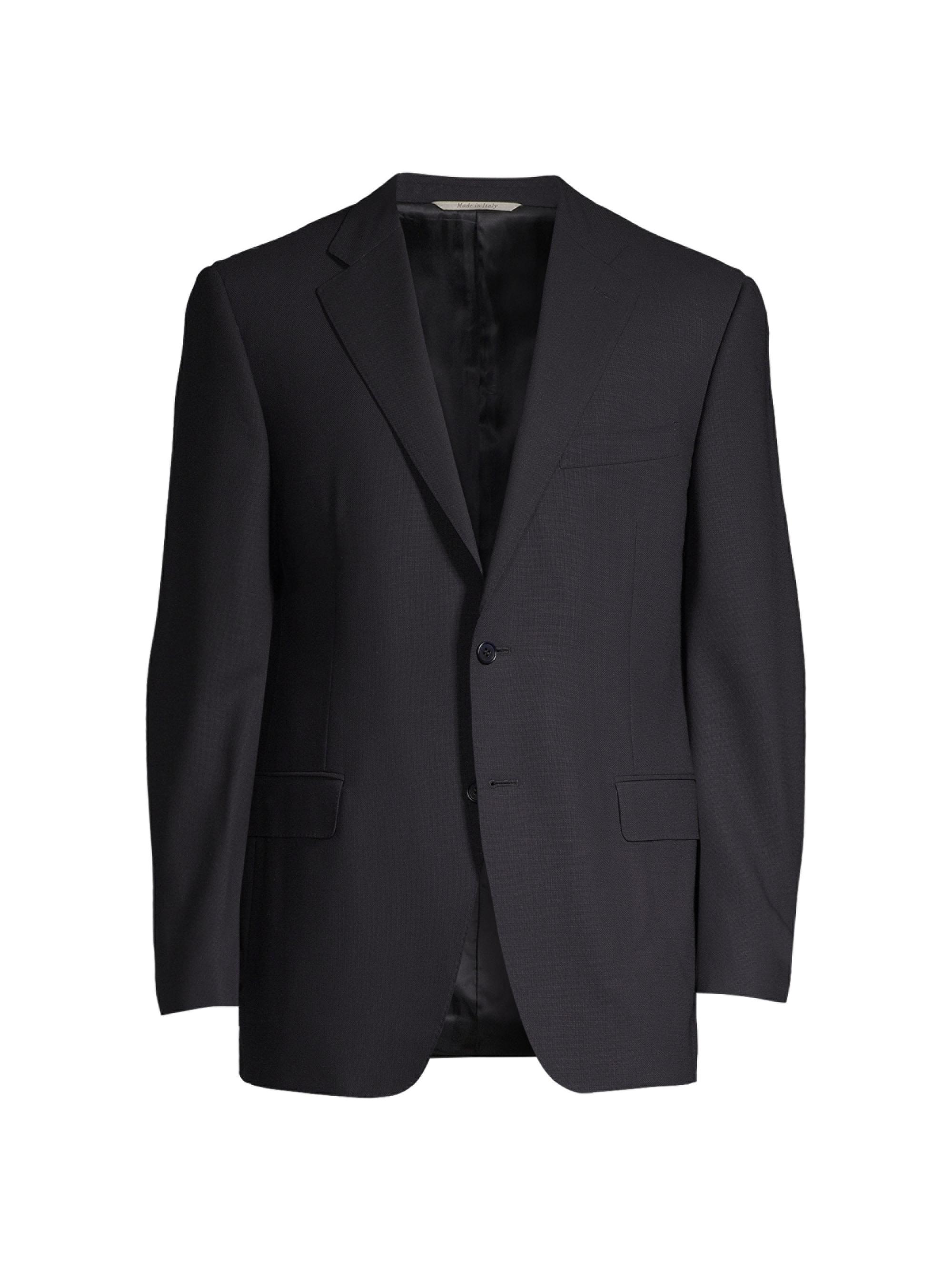 Canali Men's Basic Wool Sportcoat - Navy