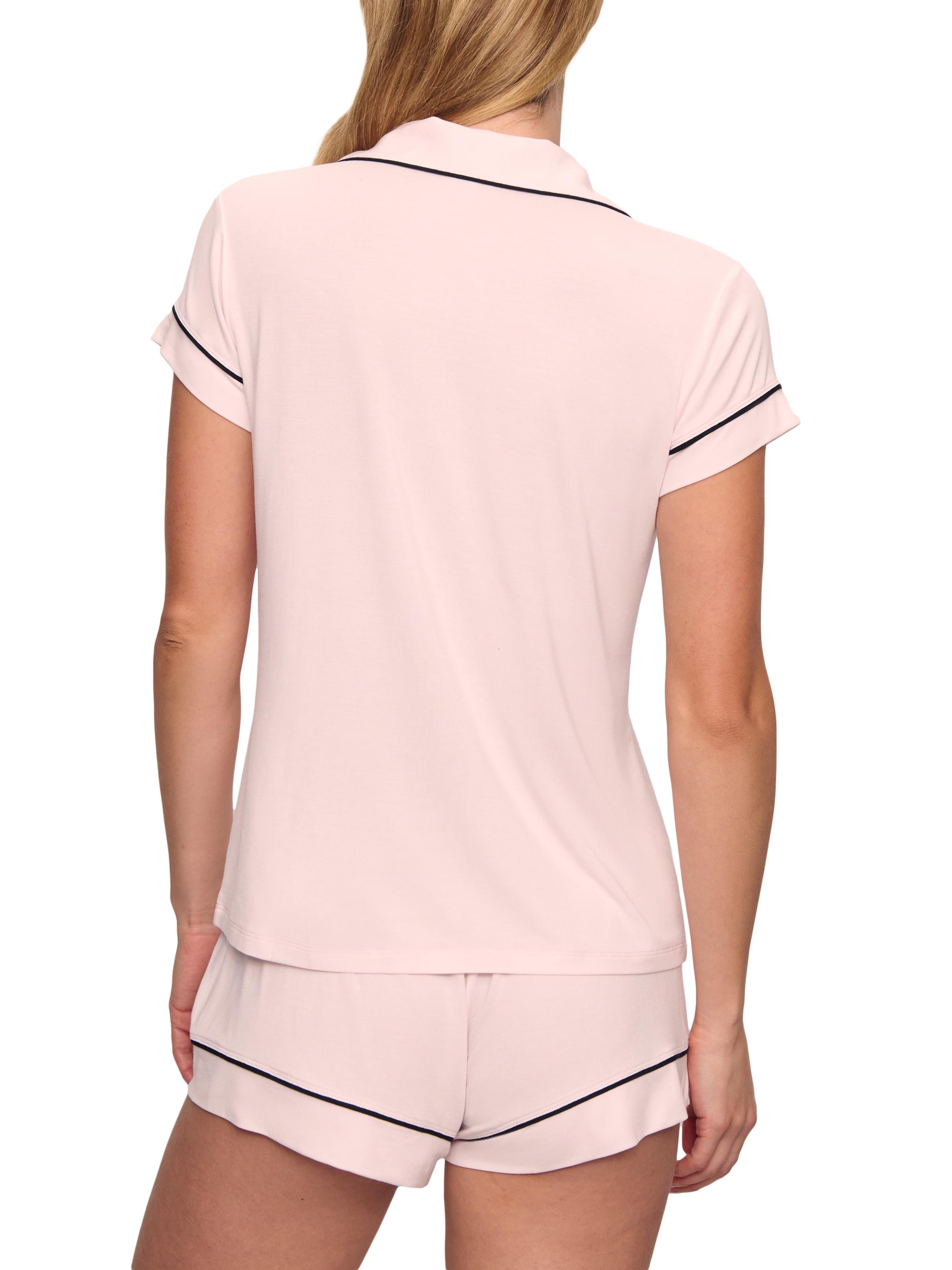 Eberjey Women's Gisele 2-Piece Shortie Pajama Set - Sorbet Black | Thumbnail 4