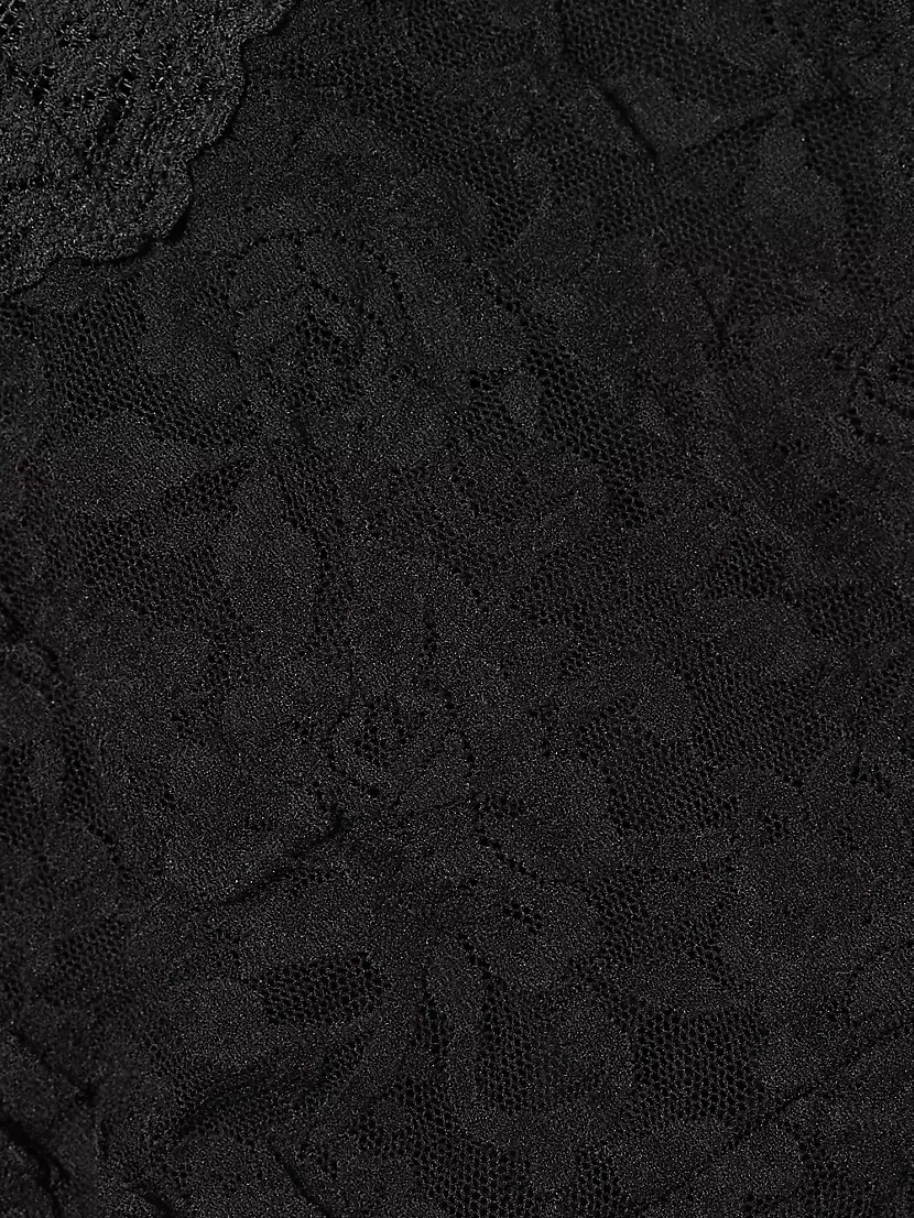 Cali Fabrics 8 Black, Silver, and Gold Designer Stretch Lace Trim from  'Hanky Panky' Fabric by the Yard