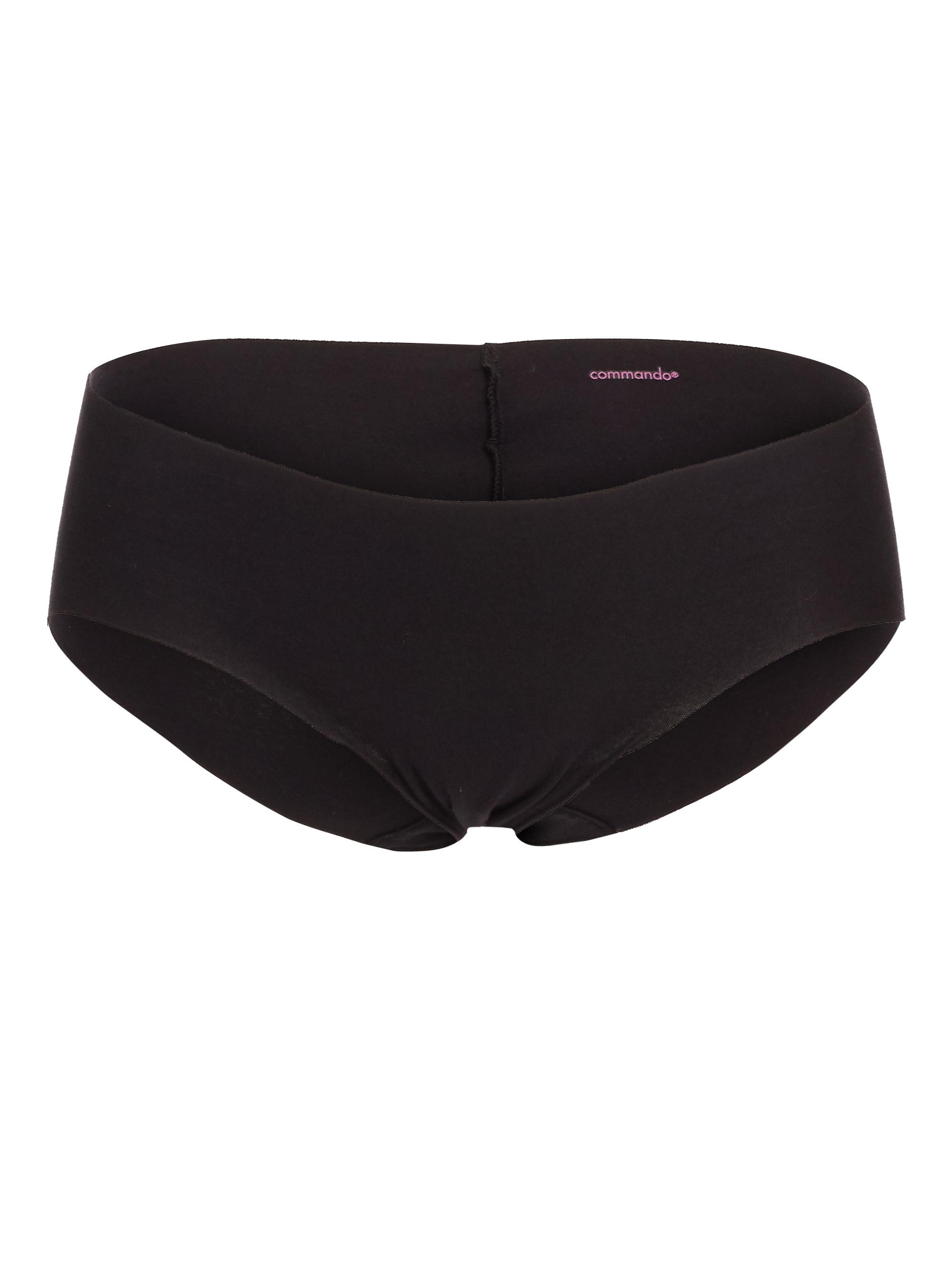 Commando Women's Stretch Cotton Bikini Briefs - Black