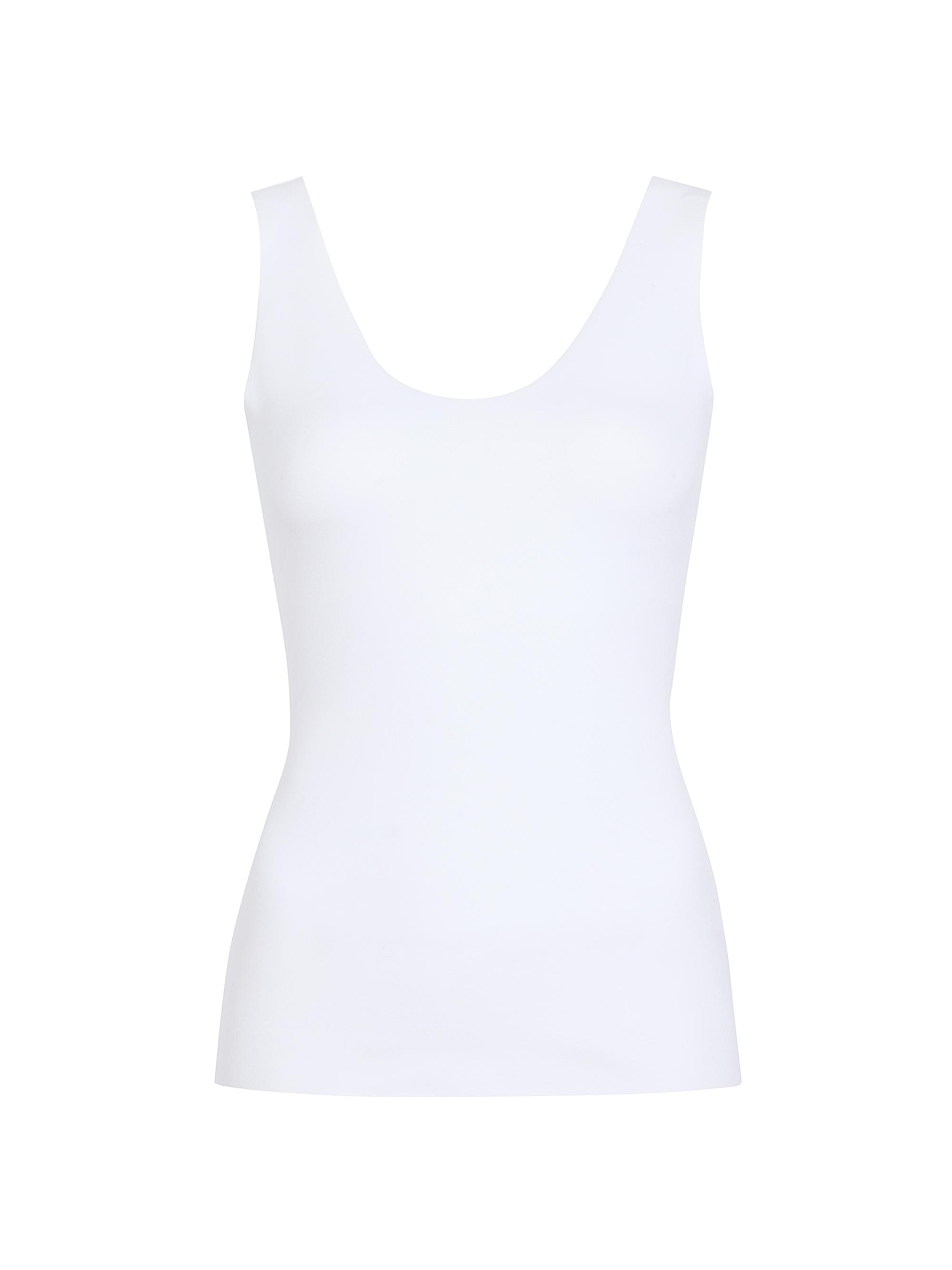 Commando Women's Cotton-Blend Scoopneck Tank - White | Thumbnail 8