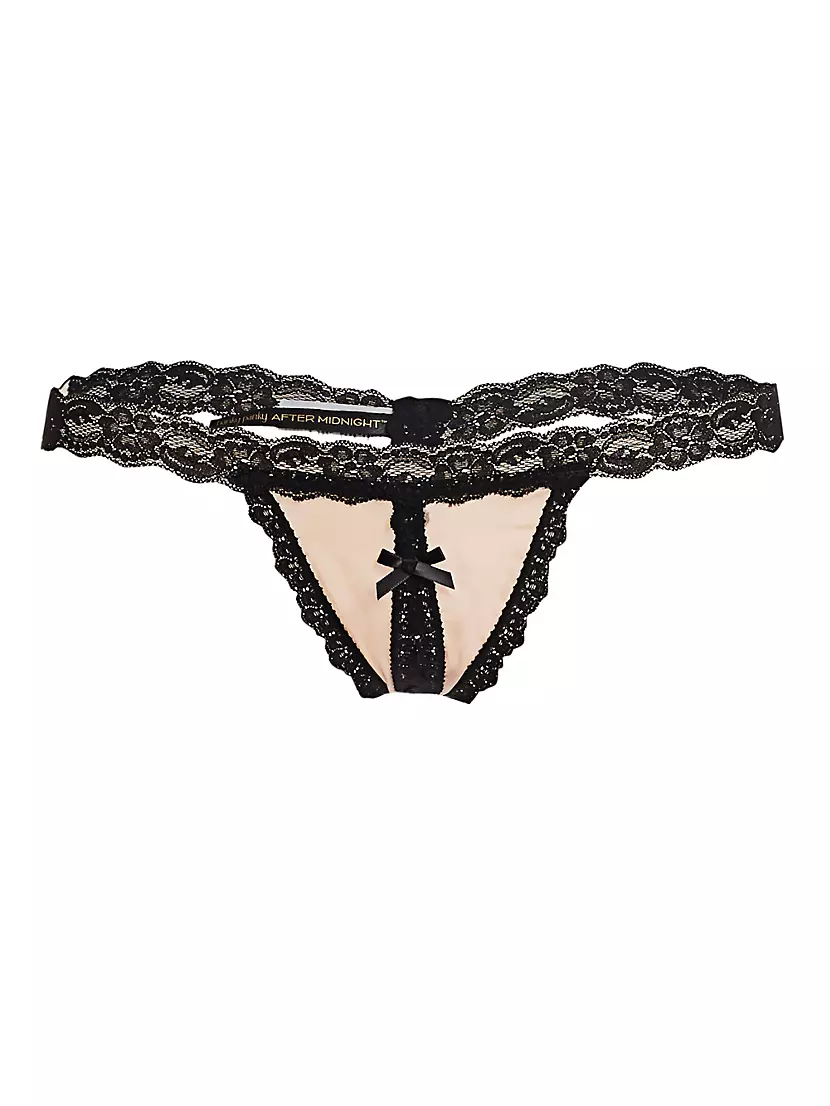 Hanky Panky Nude Illusion Tie Bralette – Bras, Lingerie, Panties, Thongs,  Active & Sleepwear