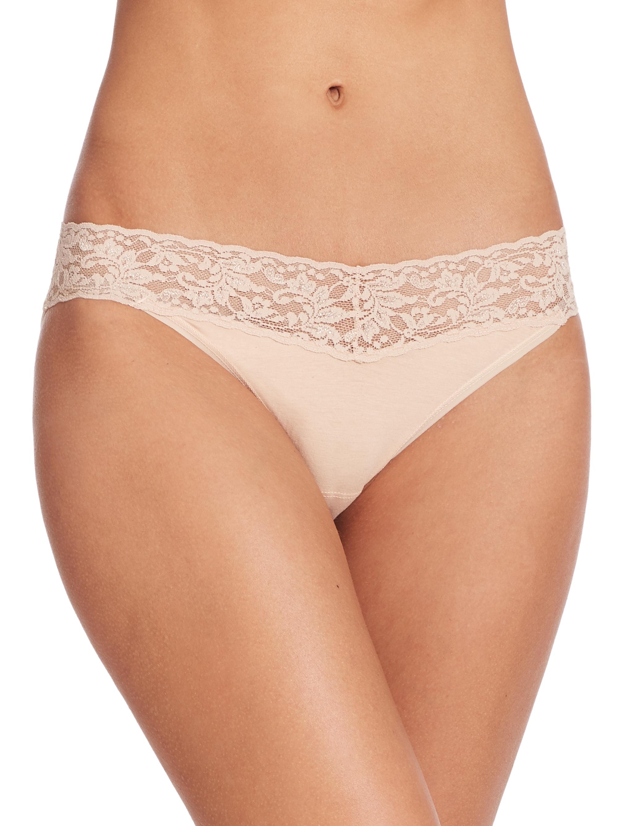 Hanky Panky Women's Cotton V-Kini - Chai