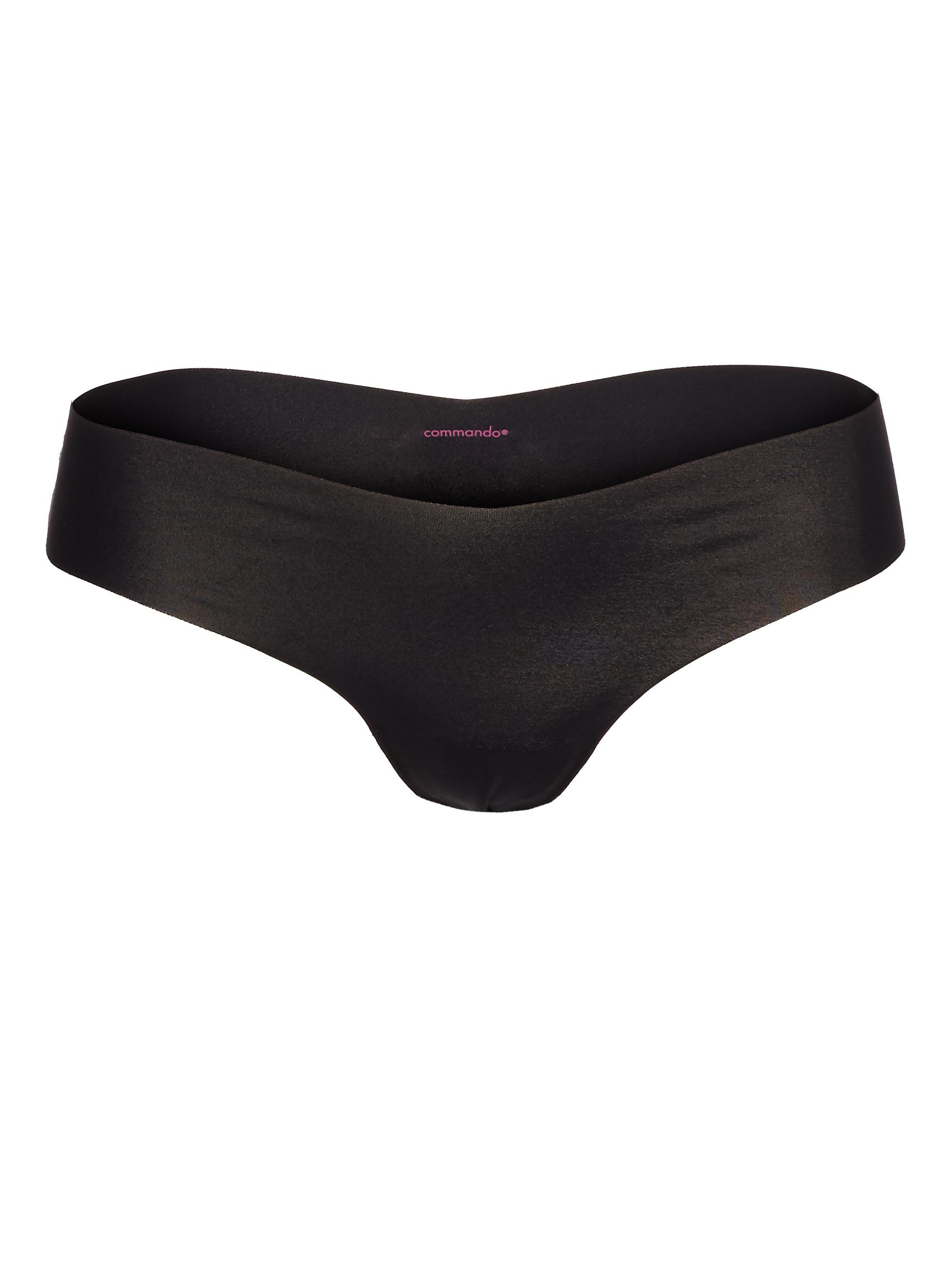 Commando Women's Classic Microfiber Thong - Black