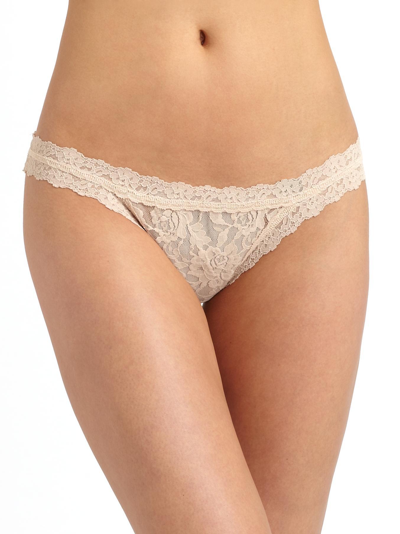Hanky Panky Women's Signature Lace Brazilian Bikini Briefs - Chai