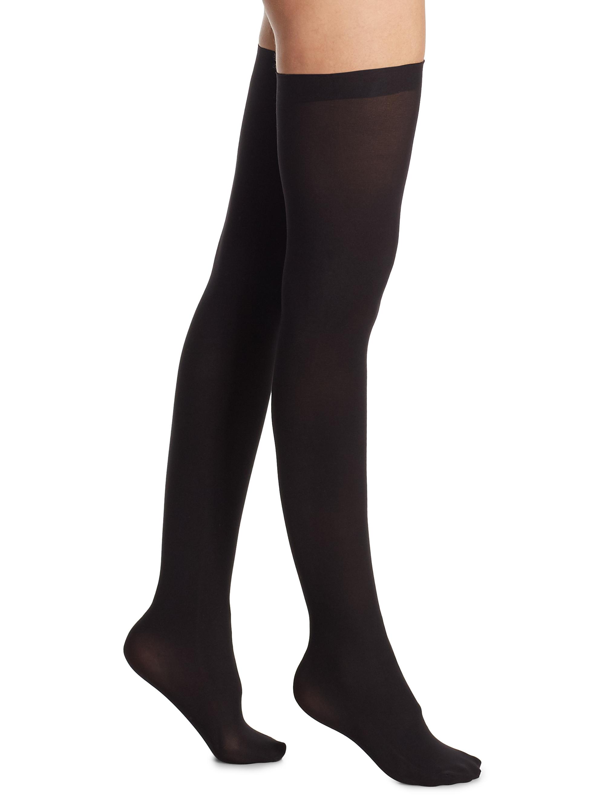 Commando Women's Up All Night Thigh Highs - Black
