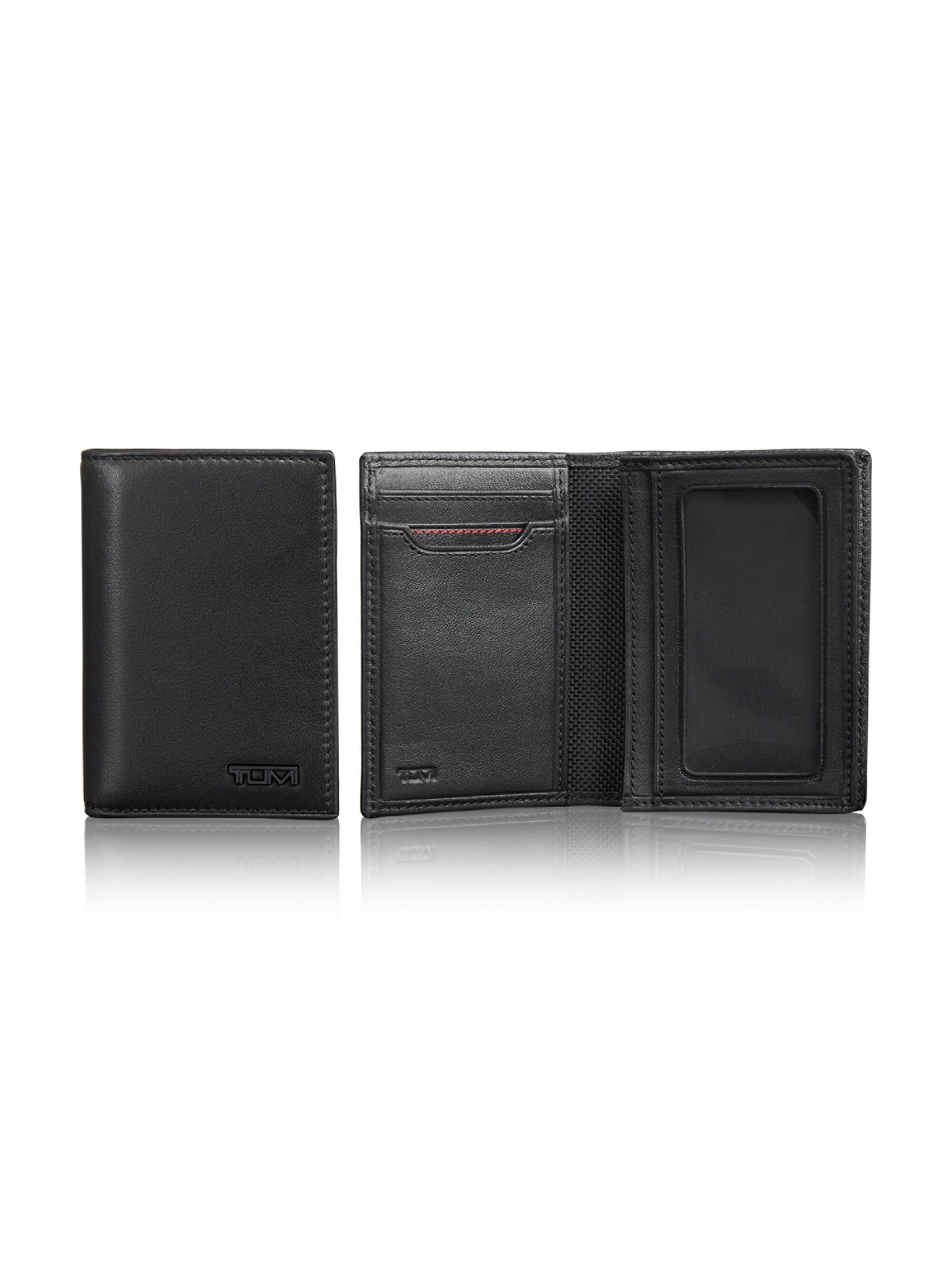 TUMI Men's Delta Gusseted Card Case - Black
