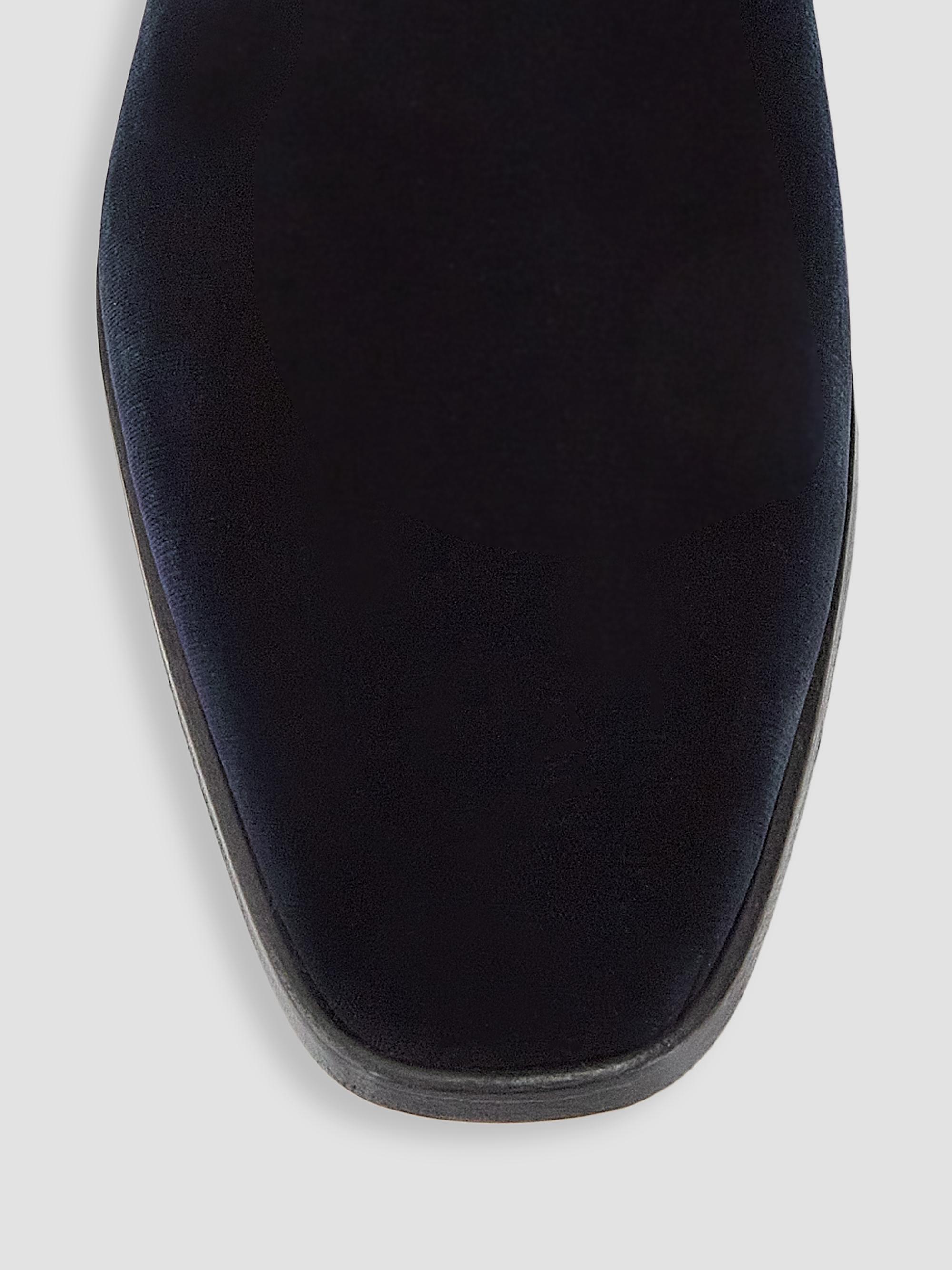 Saks Fifth Avenue Men\'s Italy Velvet Slip-On Loafers, Deep Navy Blue, size 11 Saks Fifth Avenue COLLECTION Velvet Loafers | Saks Fifth Avenue main image 3