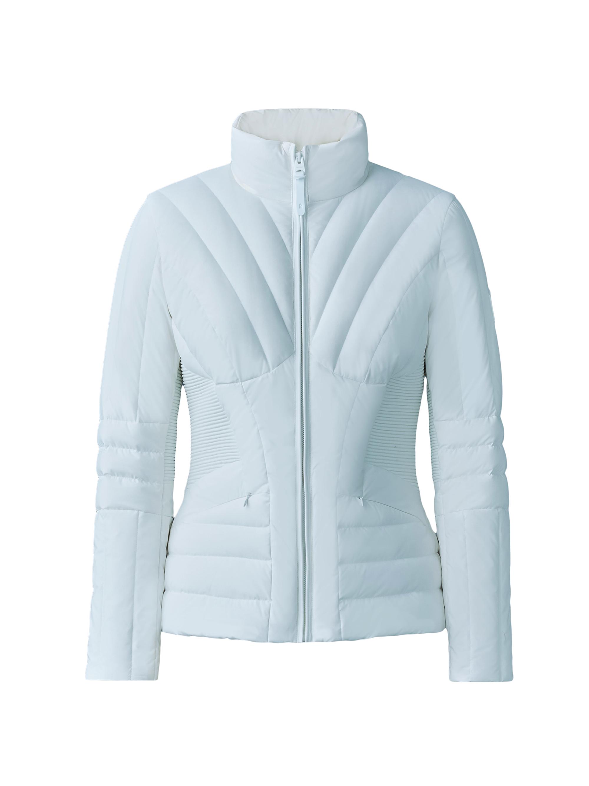Mackage Women's Alma Smocked Down Jacket - White