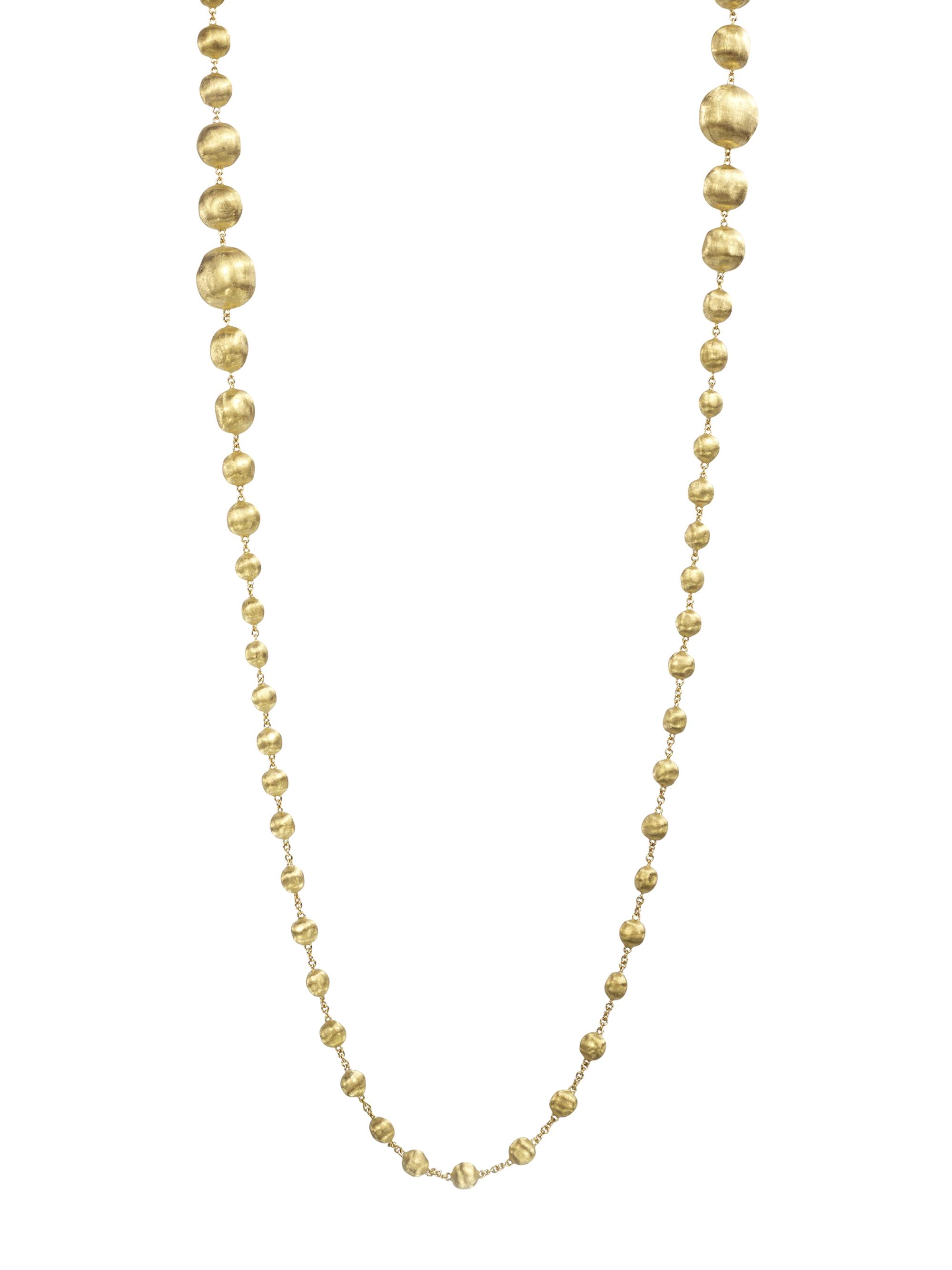 Marco Bicego Women's Africa 18K Yellow Gold Long Beaded Necklace - Yellow Gold