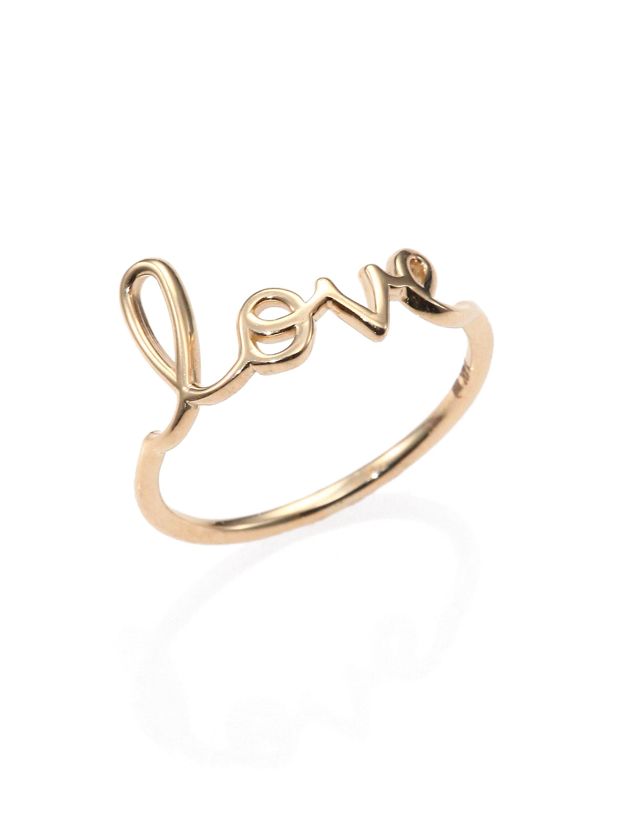 Sydney Evan Women's 14K Yellow Gold Pure Love Ring - Gold