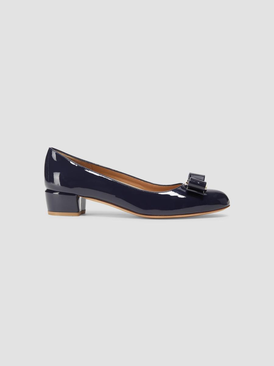 FERRAGAMO Vara 45MM Patent Leather Pumps | Saks Fifth Avenue