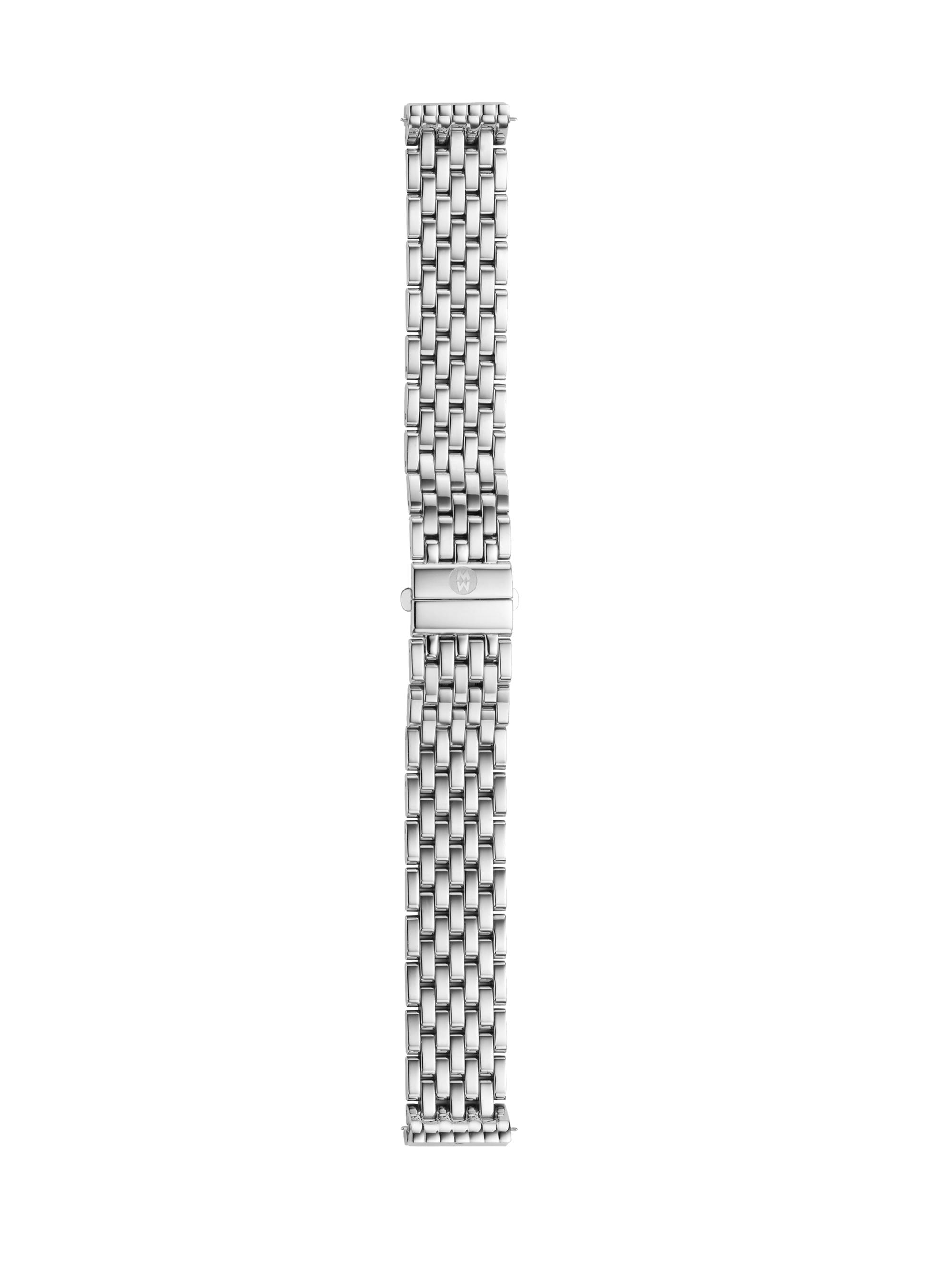 Michele Women's Deco 16 Stainless Steel Seven-Link Watch Bracelet - Silver