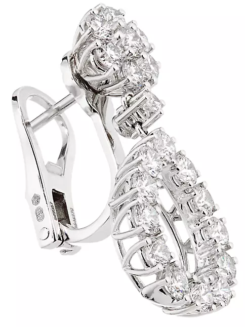Chopard Women's Heure du Diamant 14K White Gold & Diamond Earrings - White Gold One-Size