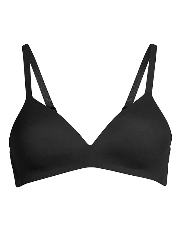 Wacoal How Perfect Wire-Free Wireless Soft Cup T-Shirt Bra Black 34DD NWOT