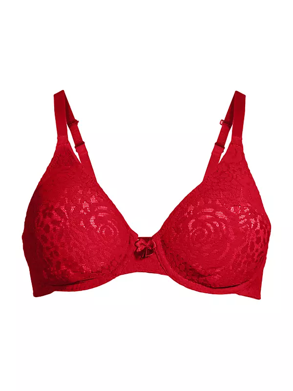 Halo Lace Barbados Cherry Moulded Bra from Wacoal