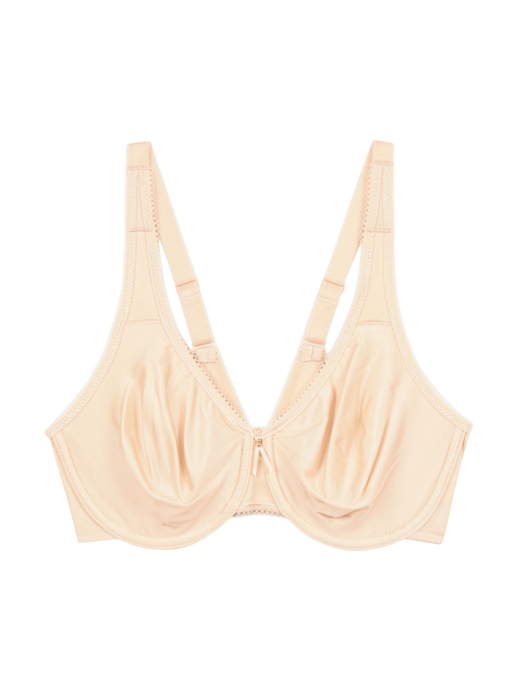 Wacoal Women's Basic Beauty Full Figure Seamless Bra - Sand