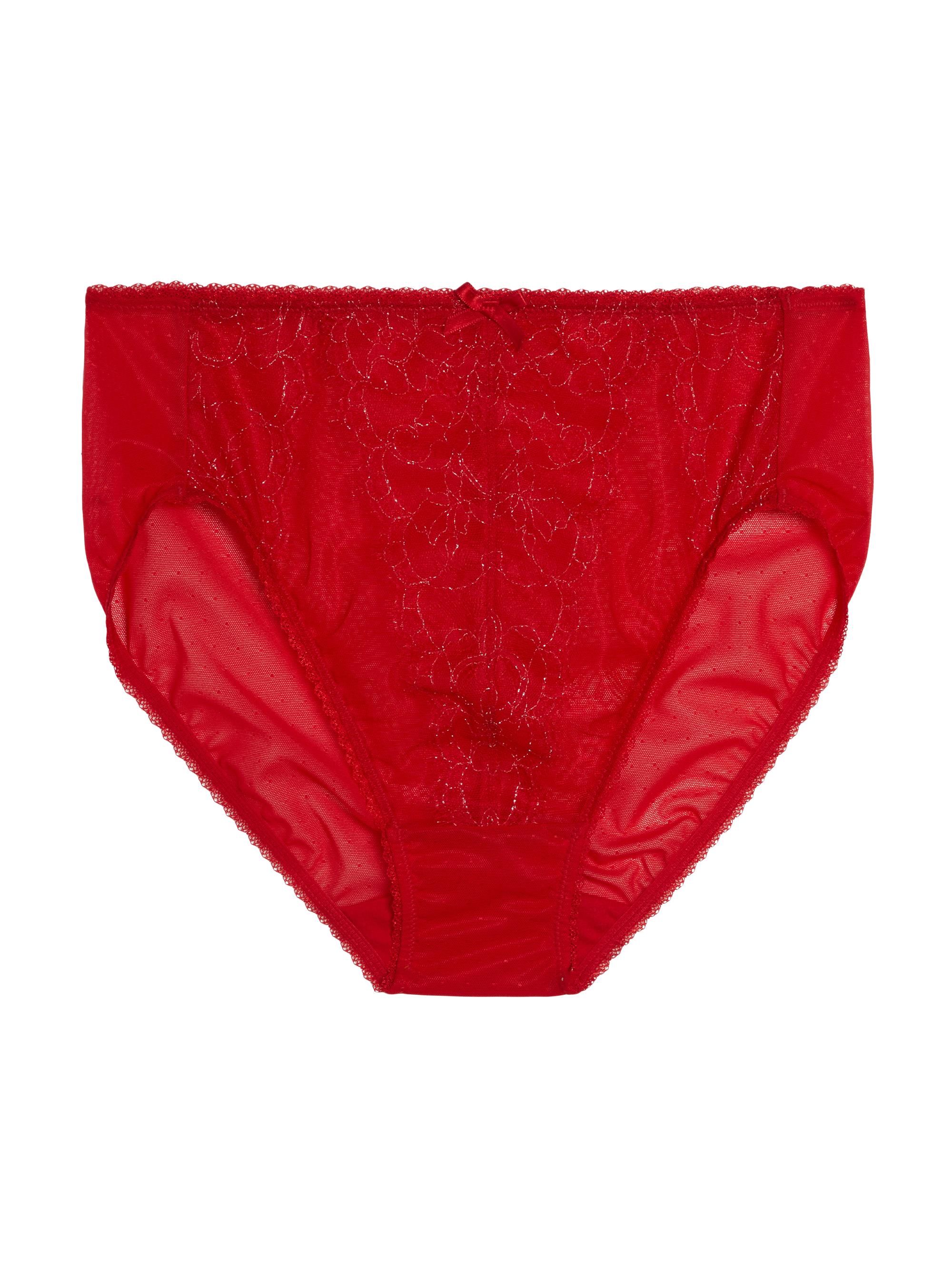 Wacoal Women's Retro Chic Hi Leg Brief - Barbados Cherry