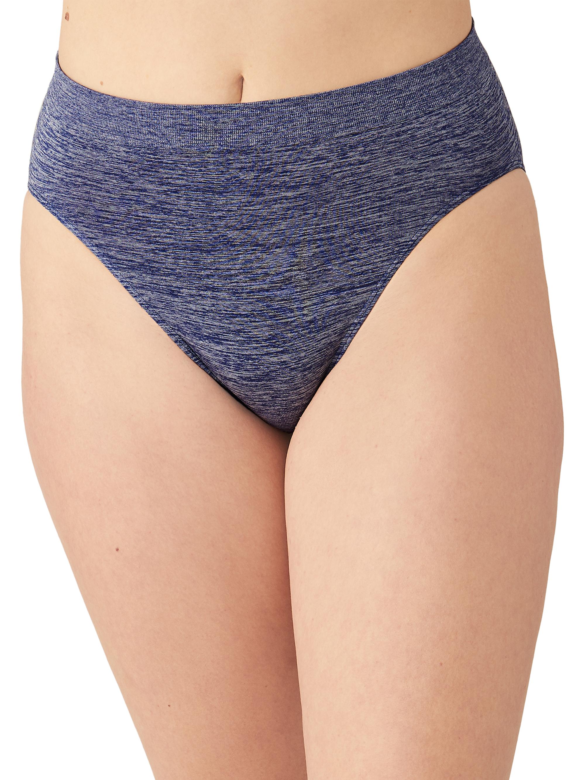Wacoal Women's B-Smooth Hi-Cut Brief - Patriot Blue Heather