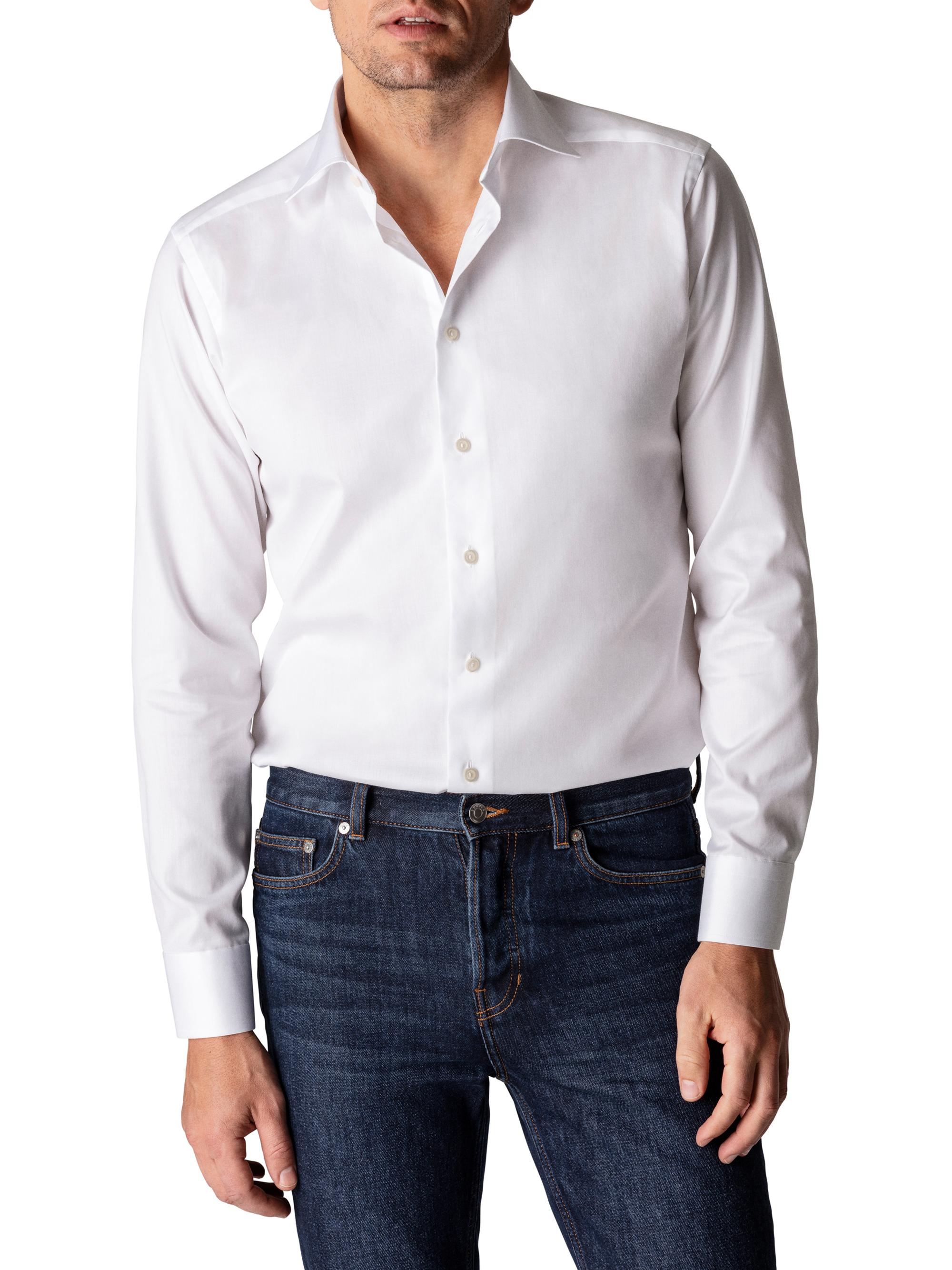 Eton Slim-Fit Twill Dress Shirt | Saks Fifth Avenue