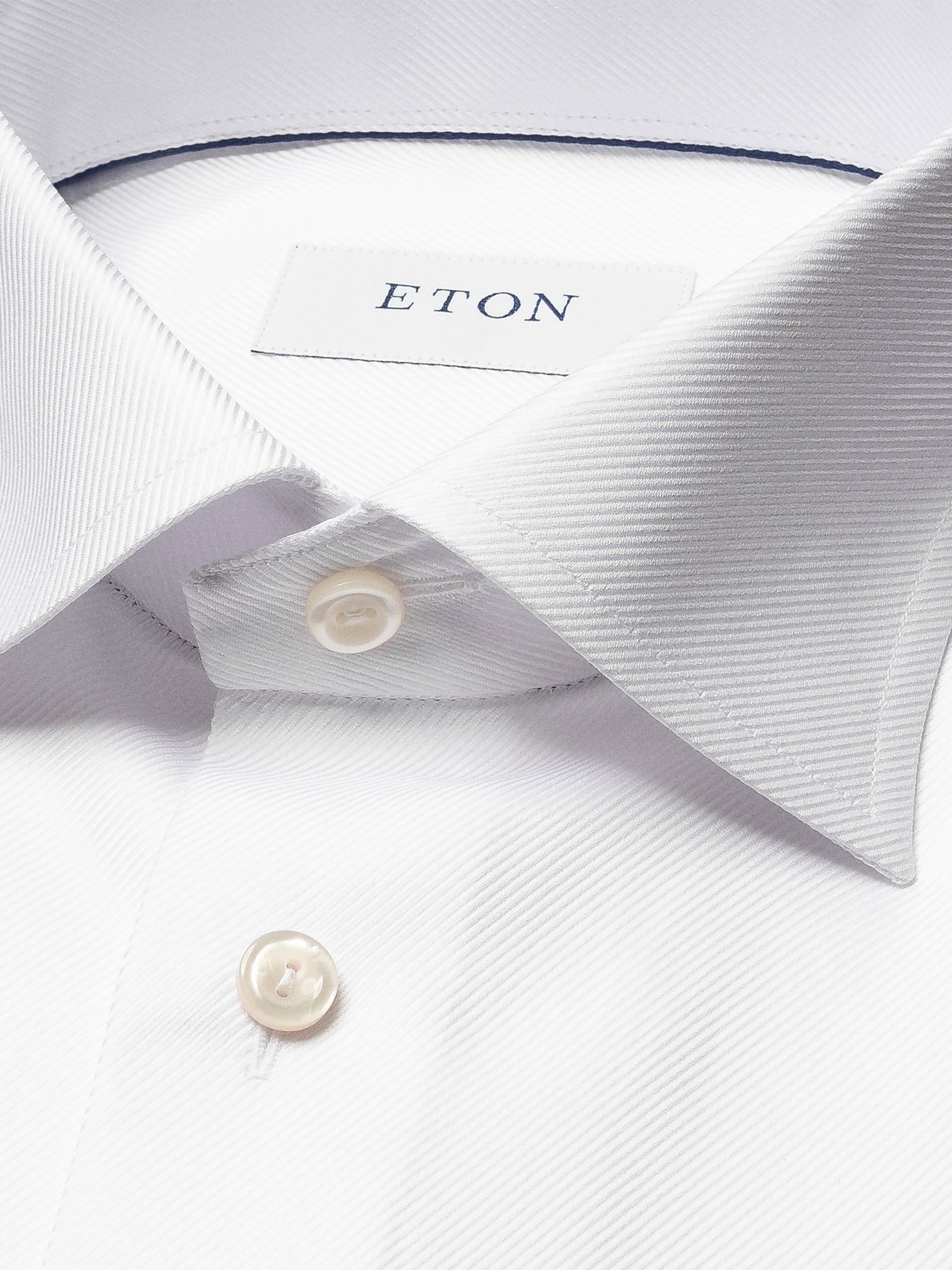 Eton Contemporary-Fit Cavalry Twill French-Cuff Dress Shirt | Saks Fifth  Avenue