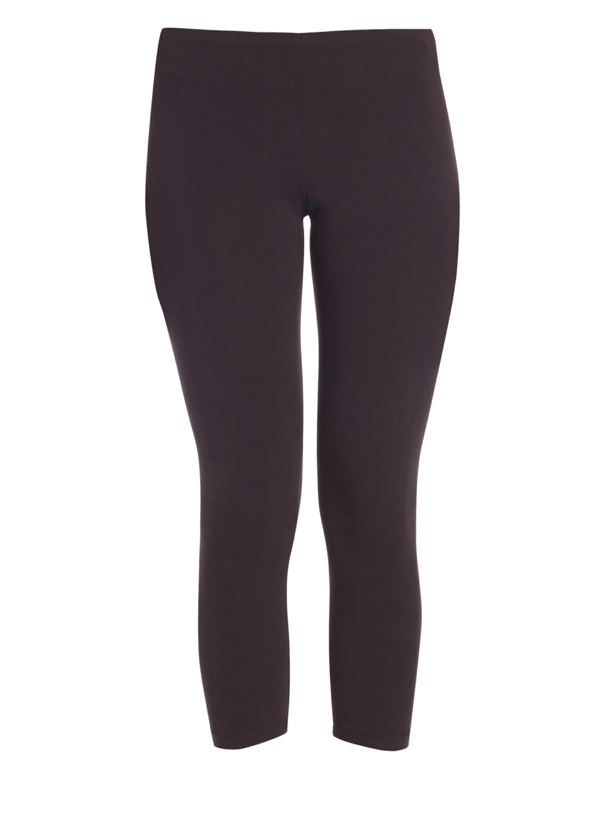 Splendid Women's Cropped Stretch Cotton Leggings - Black